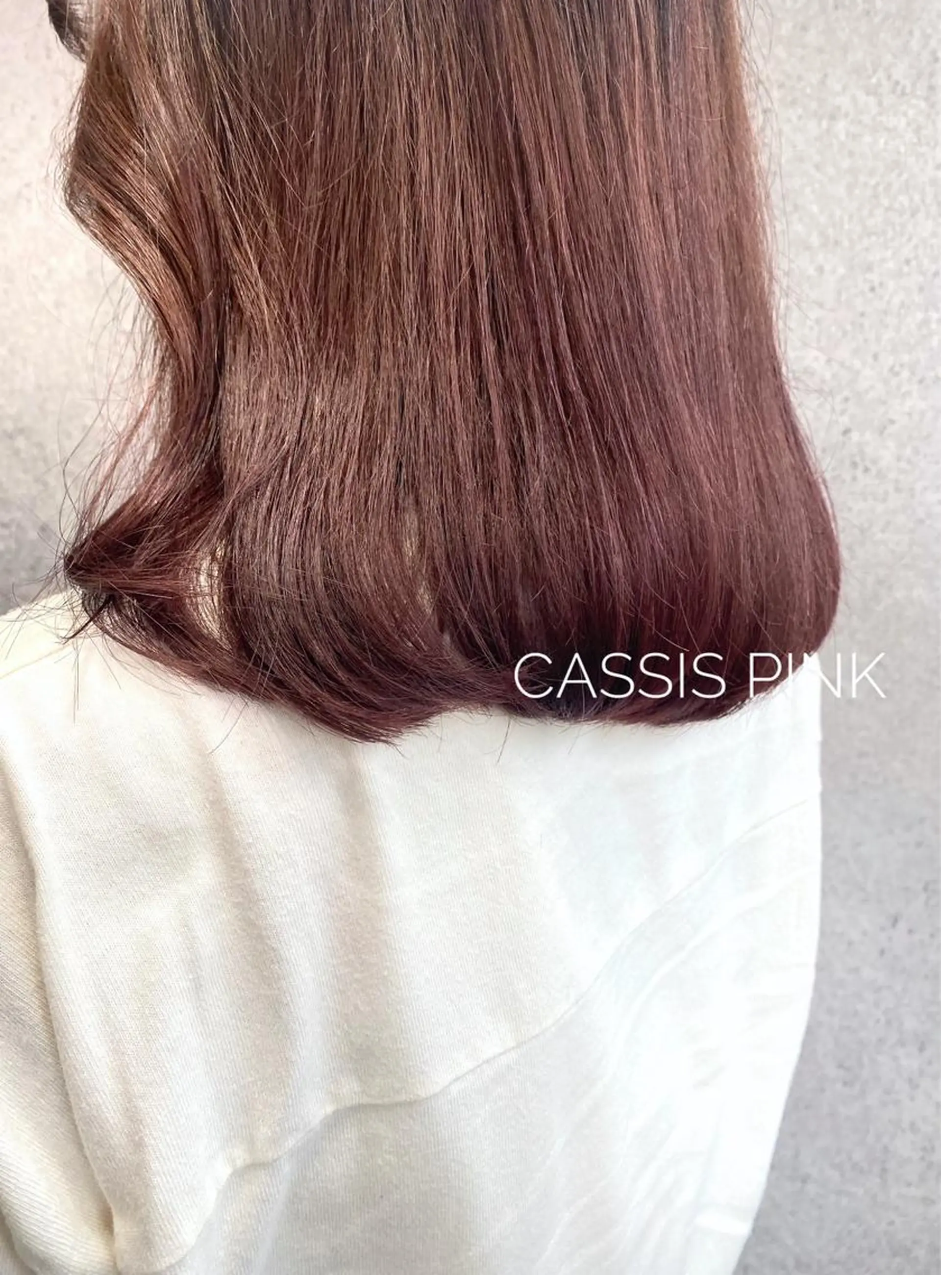 セミロング カラー clomus所属・YUKA 🍒ツヤ髪改善のヘアスタイル