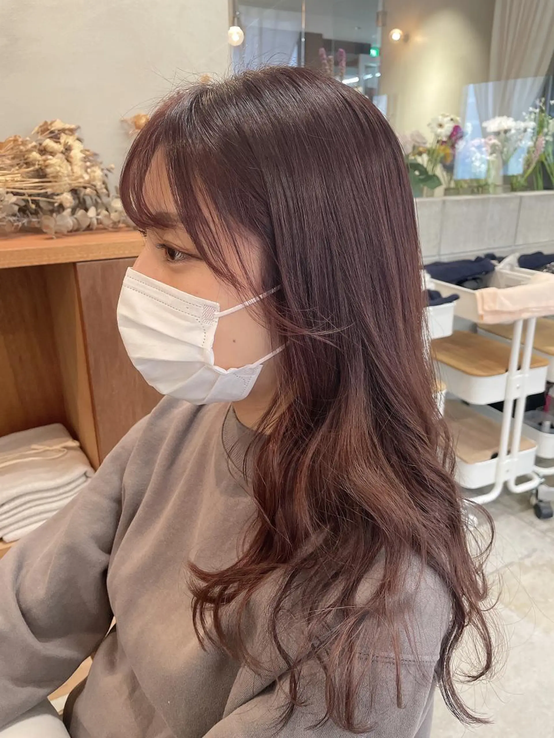 セミロング カラー 🌷花屋併設🌷 西松さらのマツエク・マツパデザイン