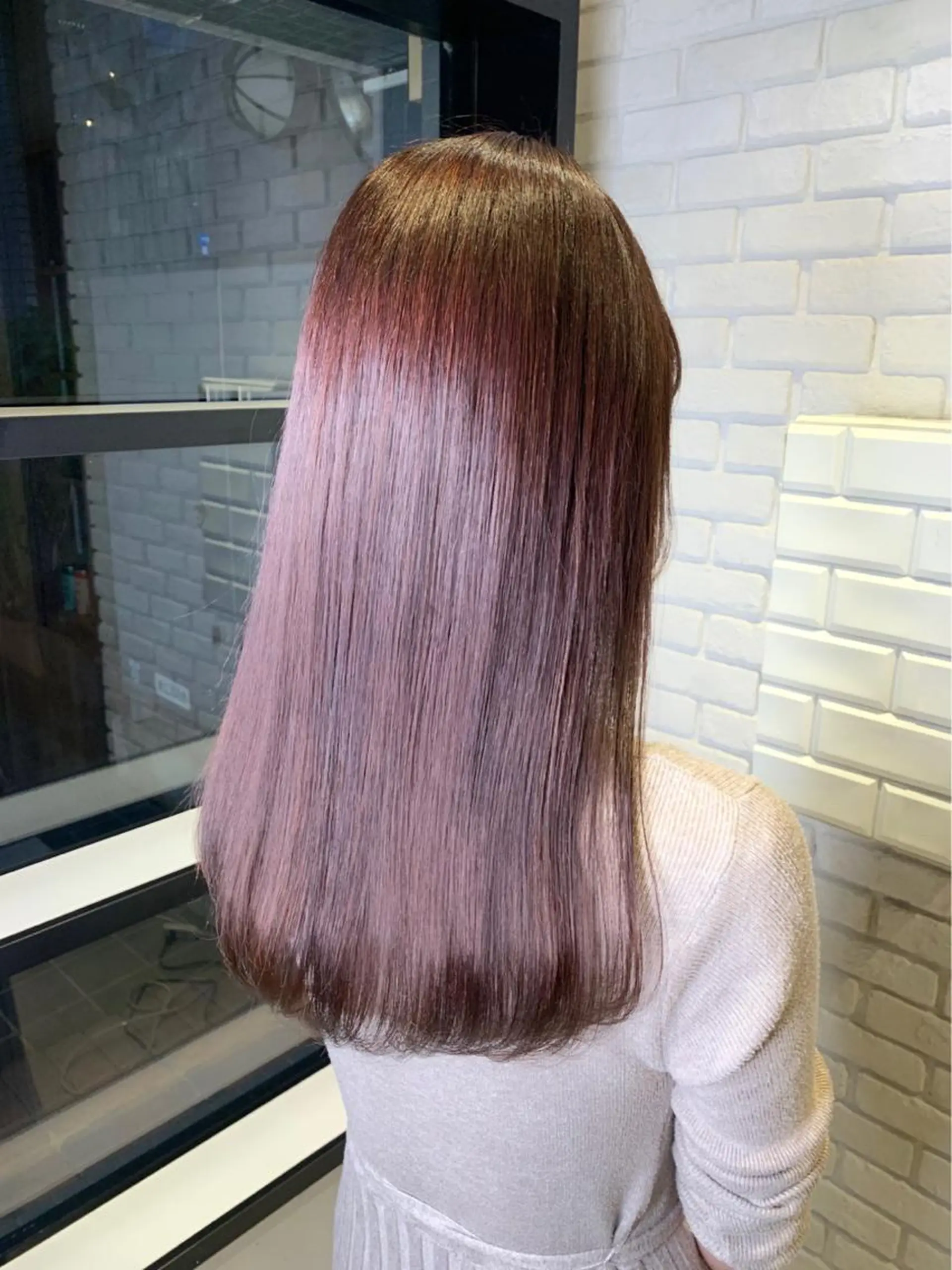 ロング カラー 髪質改善/縮毛矯正 艶カラー/珠聡のヘアスタイル