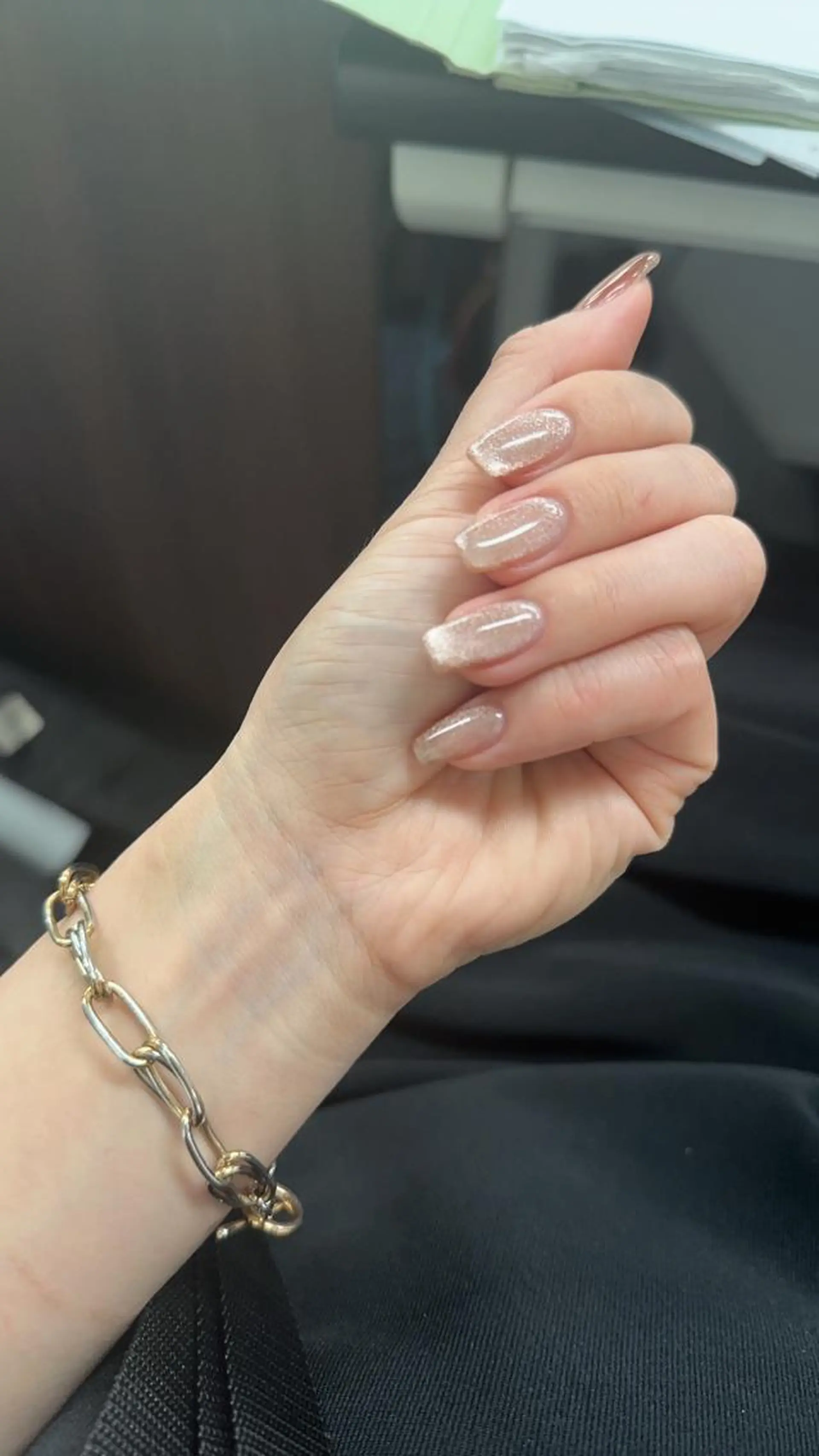 ネイル マグネットネイル マグネットワンカラー ワンカラーネイル スクエアネイル shimizu yuuのその他イメージ