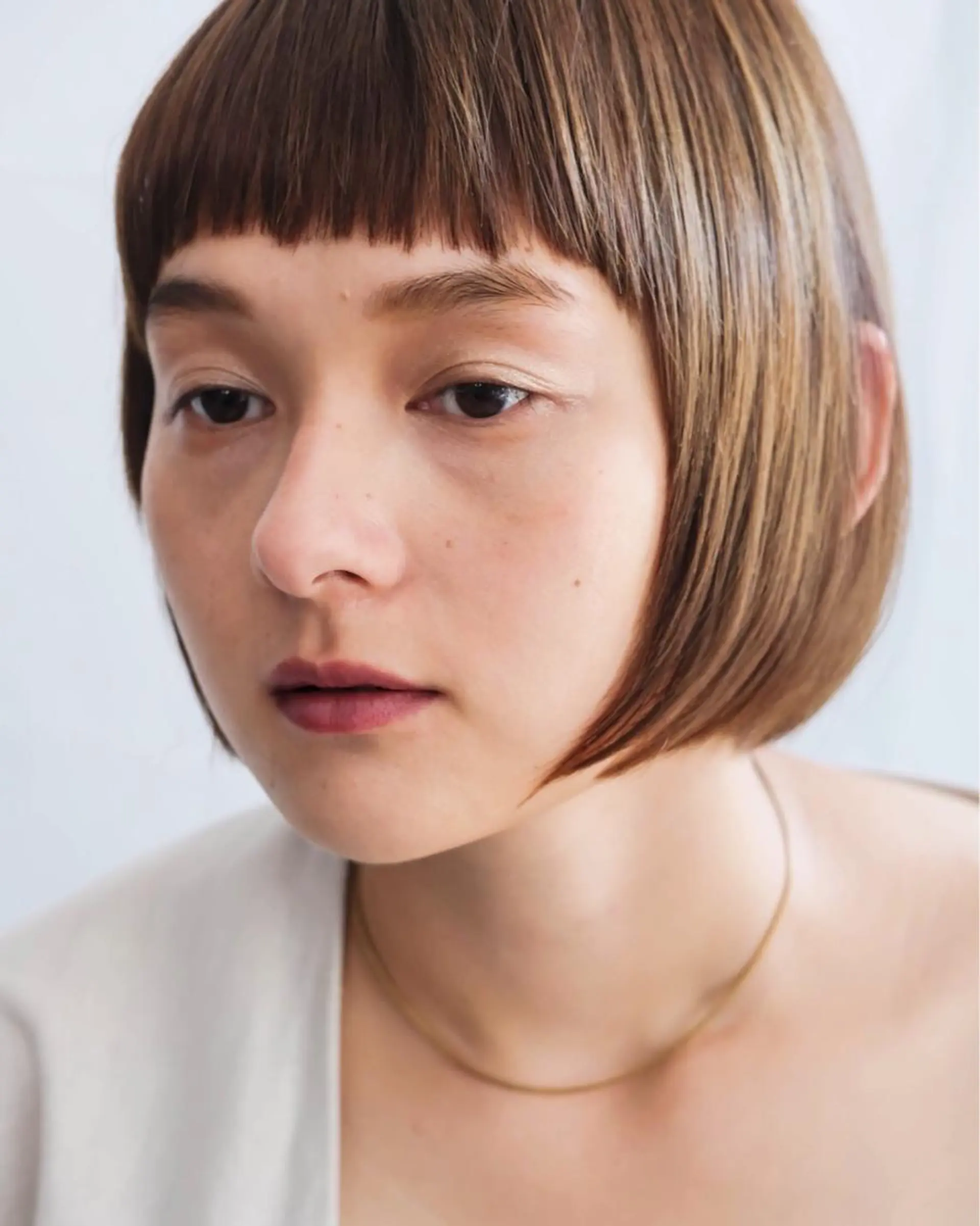 ショート カラー 顔周りカット 似合わせカット 小顔カット シロ ⭐︎のヘアスタイル