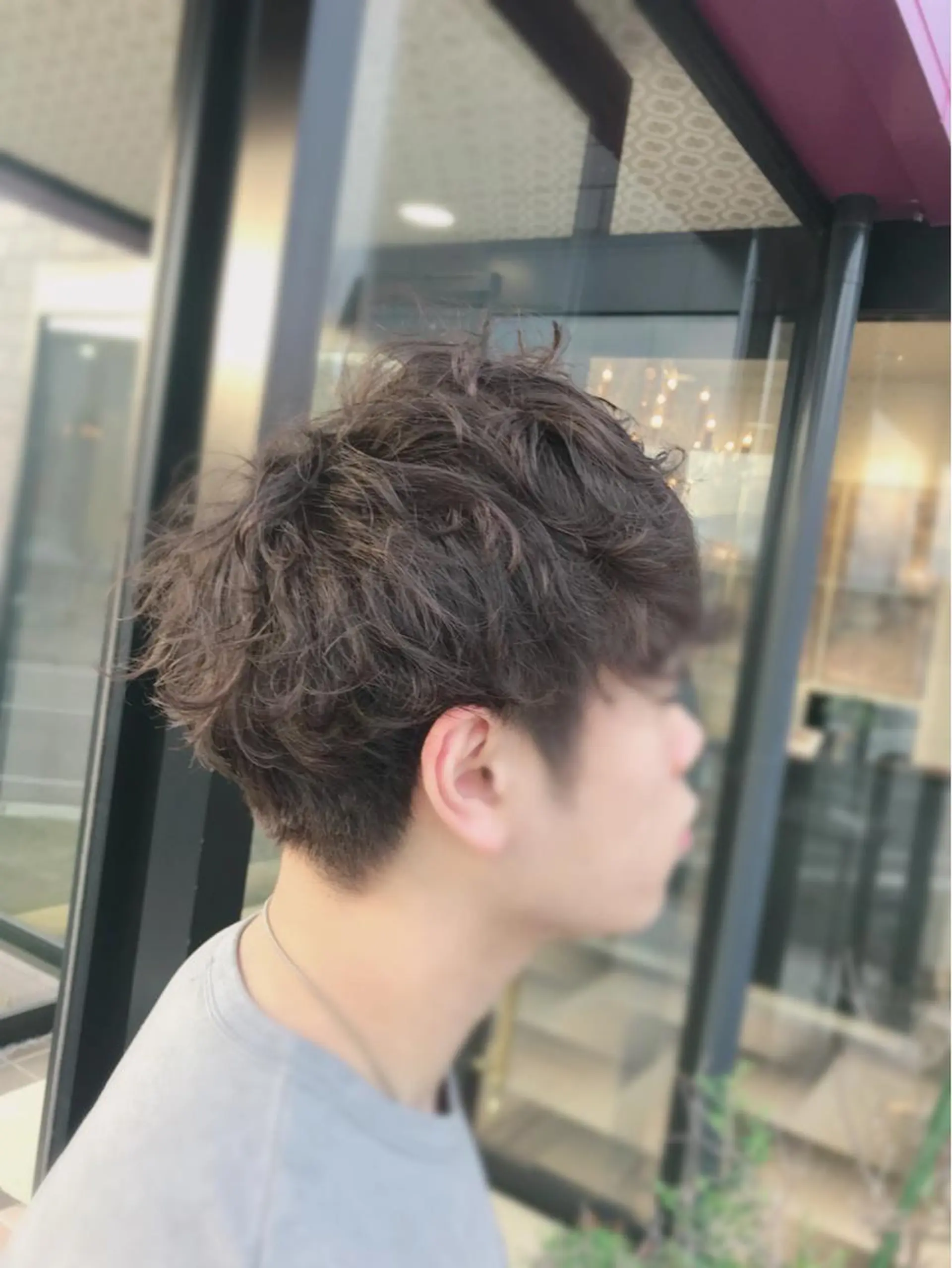 ショート カラー パーマ ｎａｔｓｕ． 【FRANCHIC】のヘアスタイル