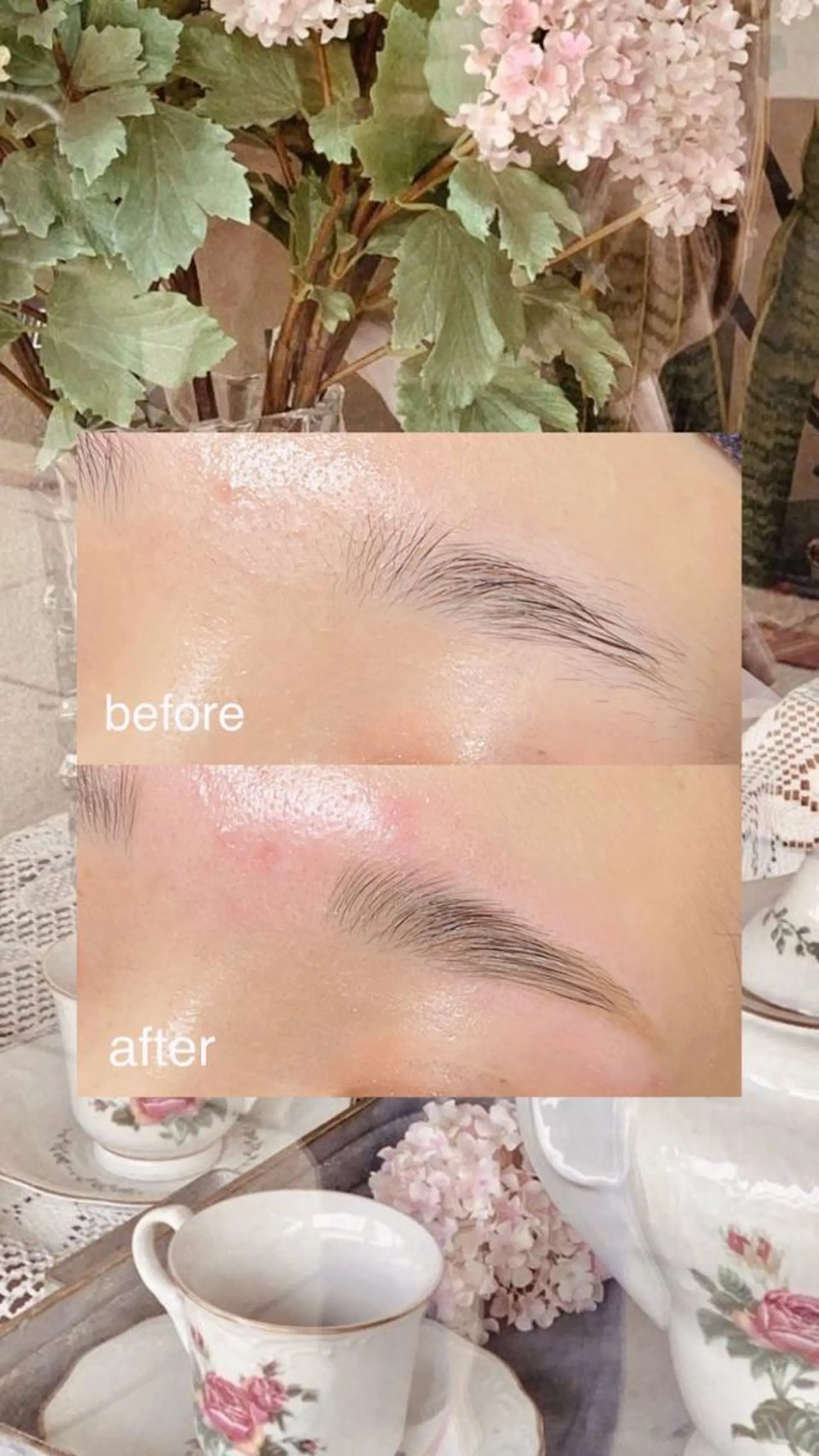 アイブロウ ハリウッドブロウリフト 眉毛ワックス脱毛 ＋tico _ayanaのマツエク・マツパデザイン