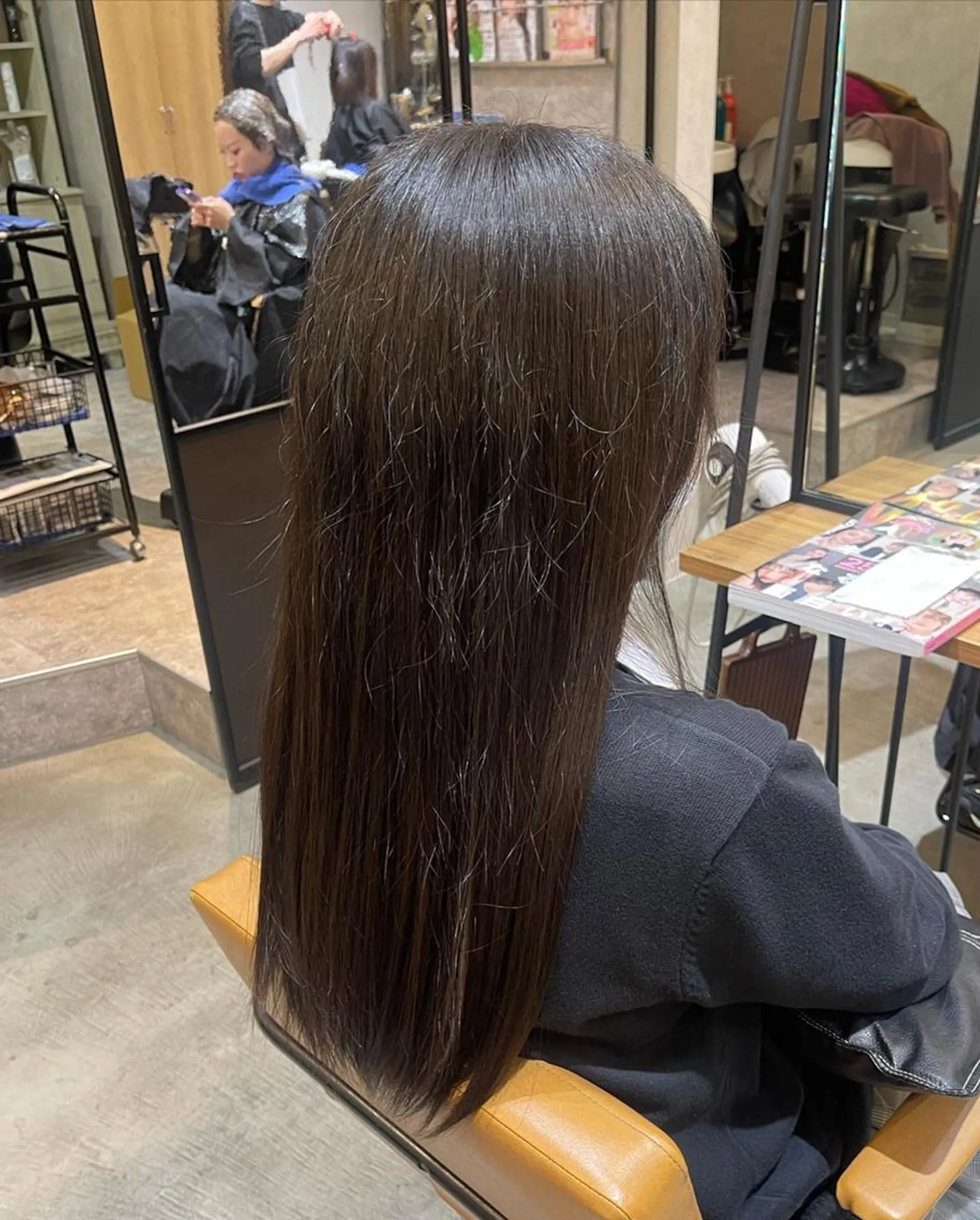 ミディアム カラー ヘアアレンジ ベージュカラー 黒髪 インナーカラー 髪質改善 似合わせカット ❥【韓国風ヘア】 stylist 林❥のエステ・リラクイメージ