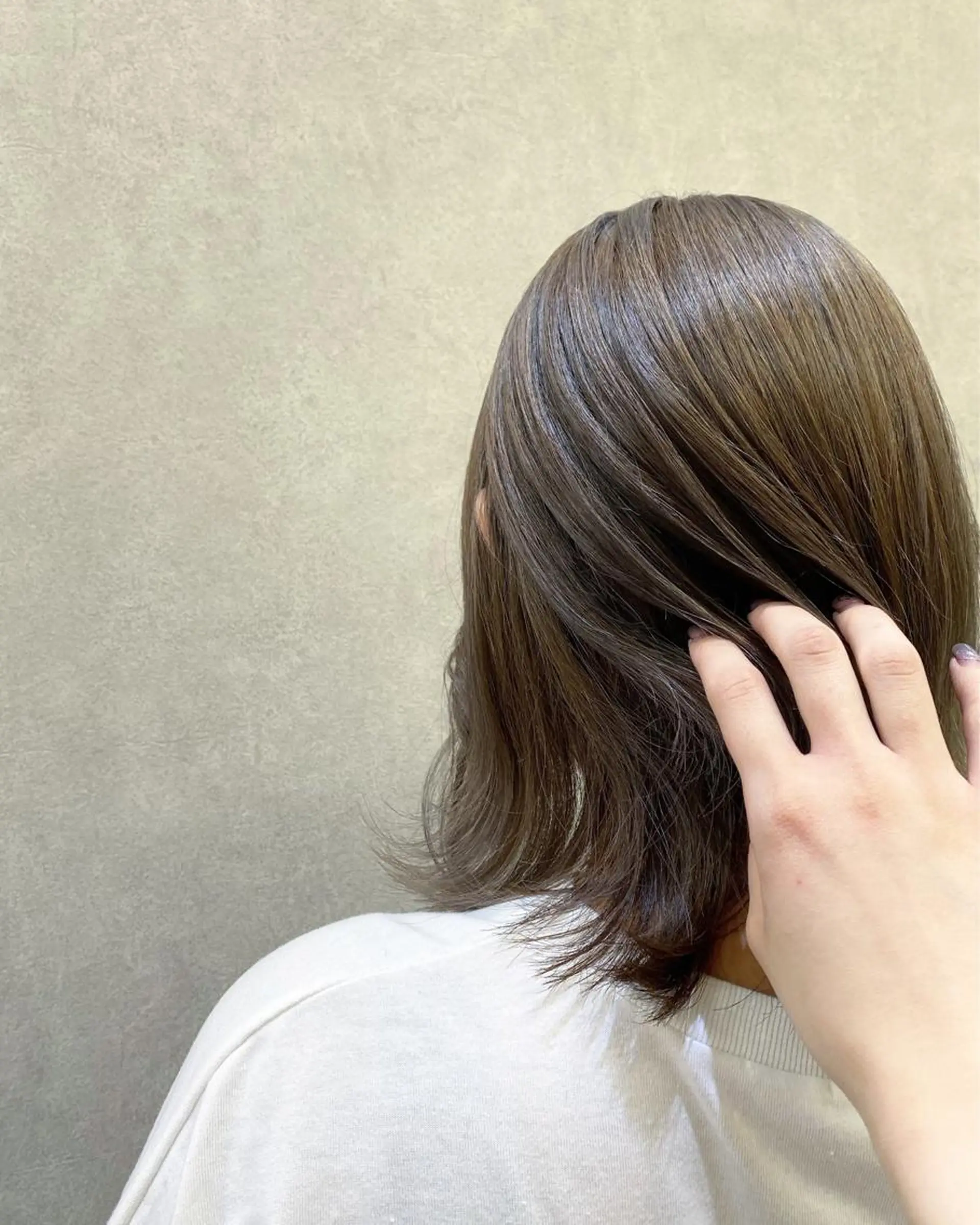 ミディアム カラー グレージュ オリーブグレージュ オリーブグレー Becky Lash 小倉店所属・アイブロウWAX 🌷モデル募集中🌷のマツエク・マツパデザイン