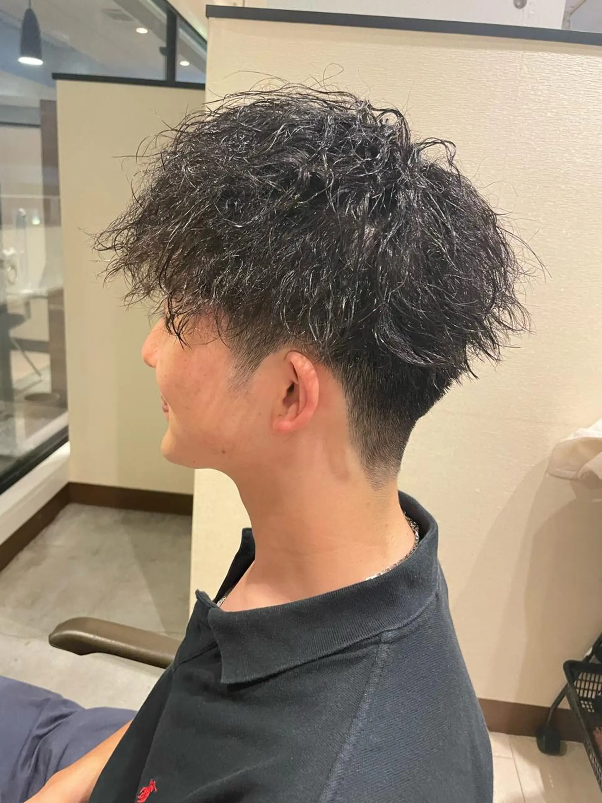 ショート パーマ メンズ メンズパーマ ツイストスパイラルパーマ スパイラルパーマ 白取 星矢のヘアスタイル