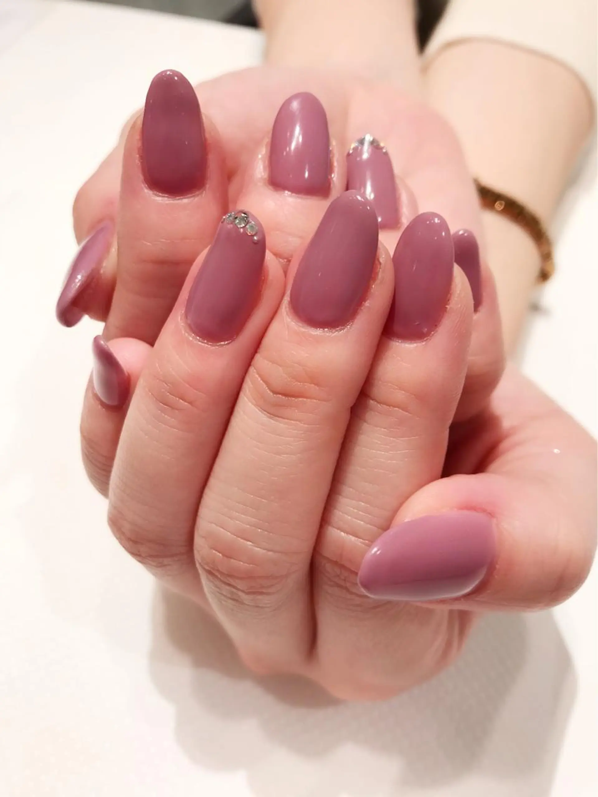 ネイル ワンカラーネイル a yakaのネイルデザイン