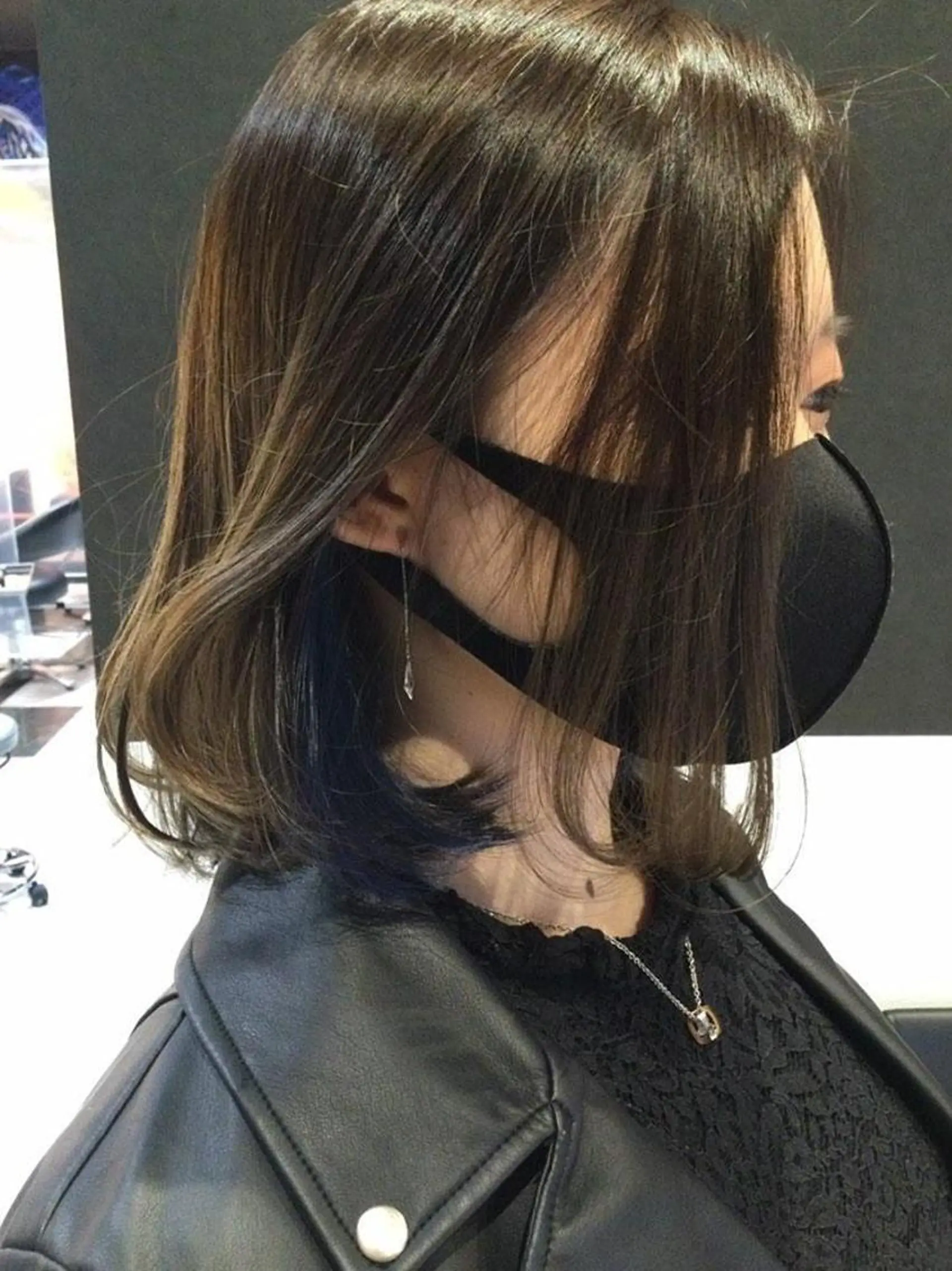 ミディアム カラー カット ヘアカラー ブリーチ/ヘアケア/ 艶髪/イギチハルのヘアスタイル