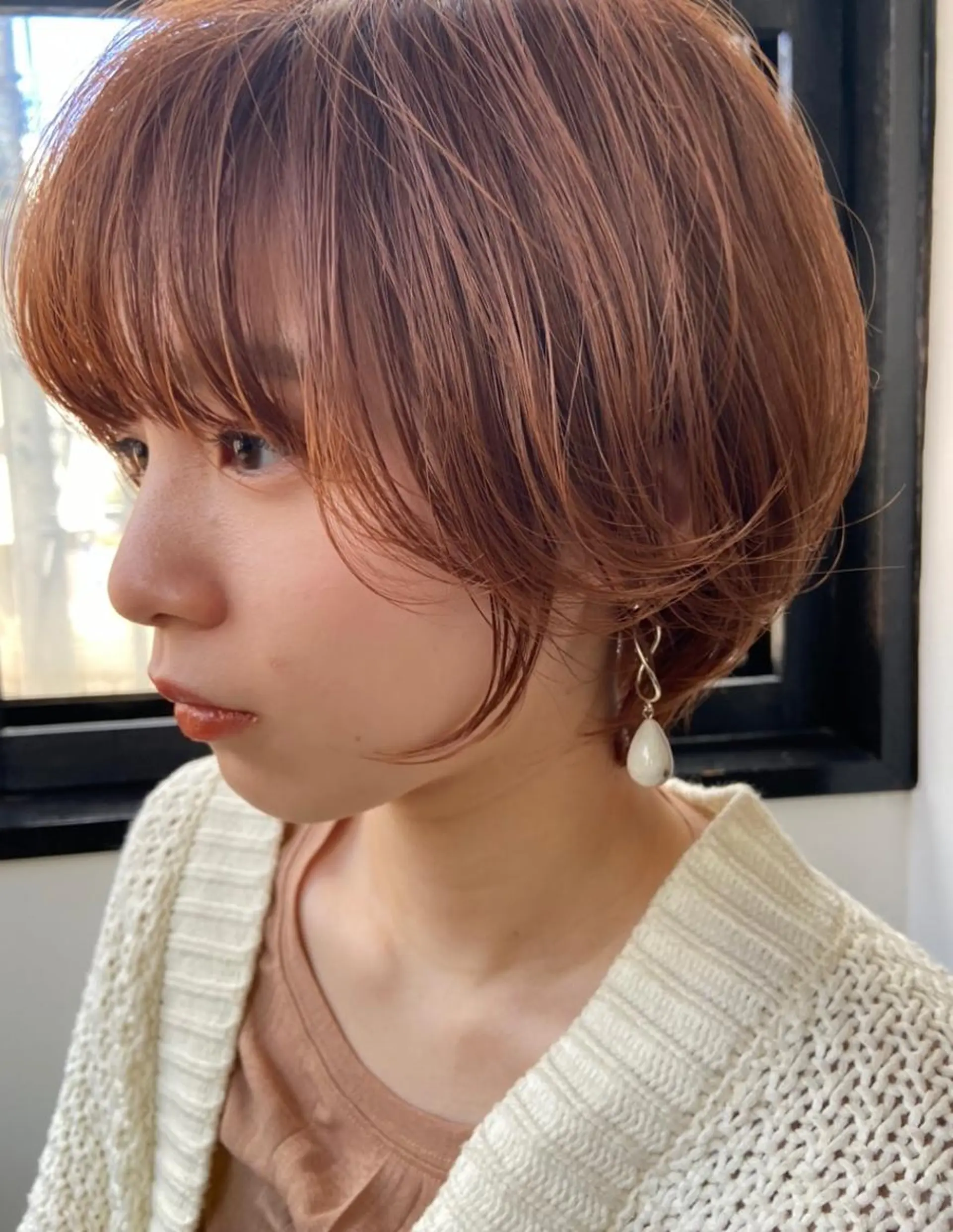 ショート カラー カット ヘアカラー トリートメント 田中 あやなのヘアスタイル