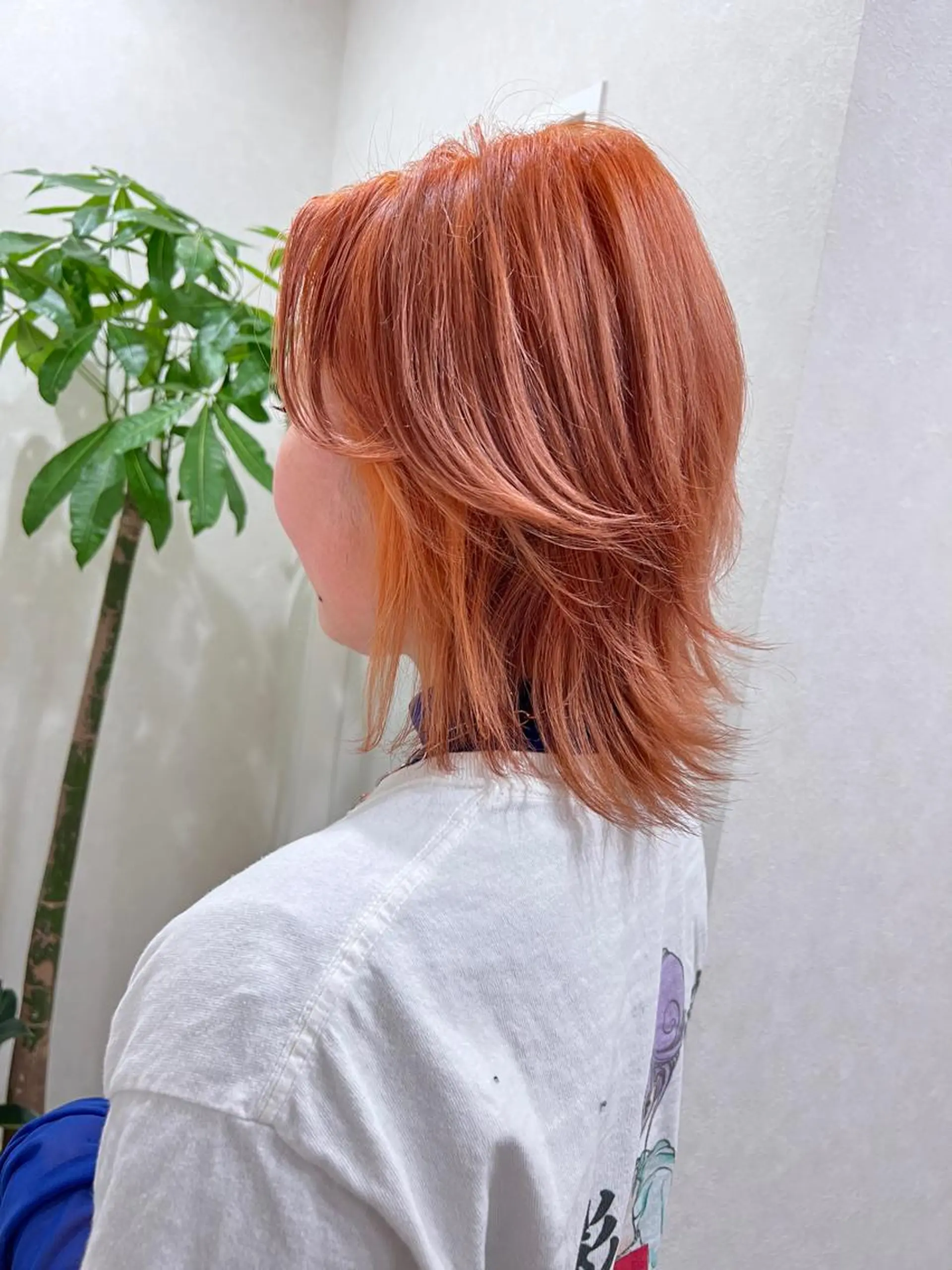 ショート カラー オレンジ 🍇おぐら めぐみ🍇のヘアスタイル