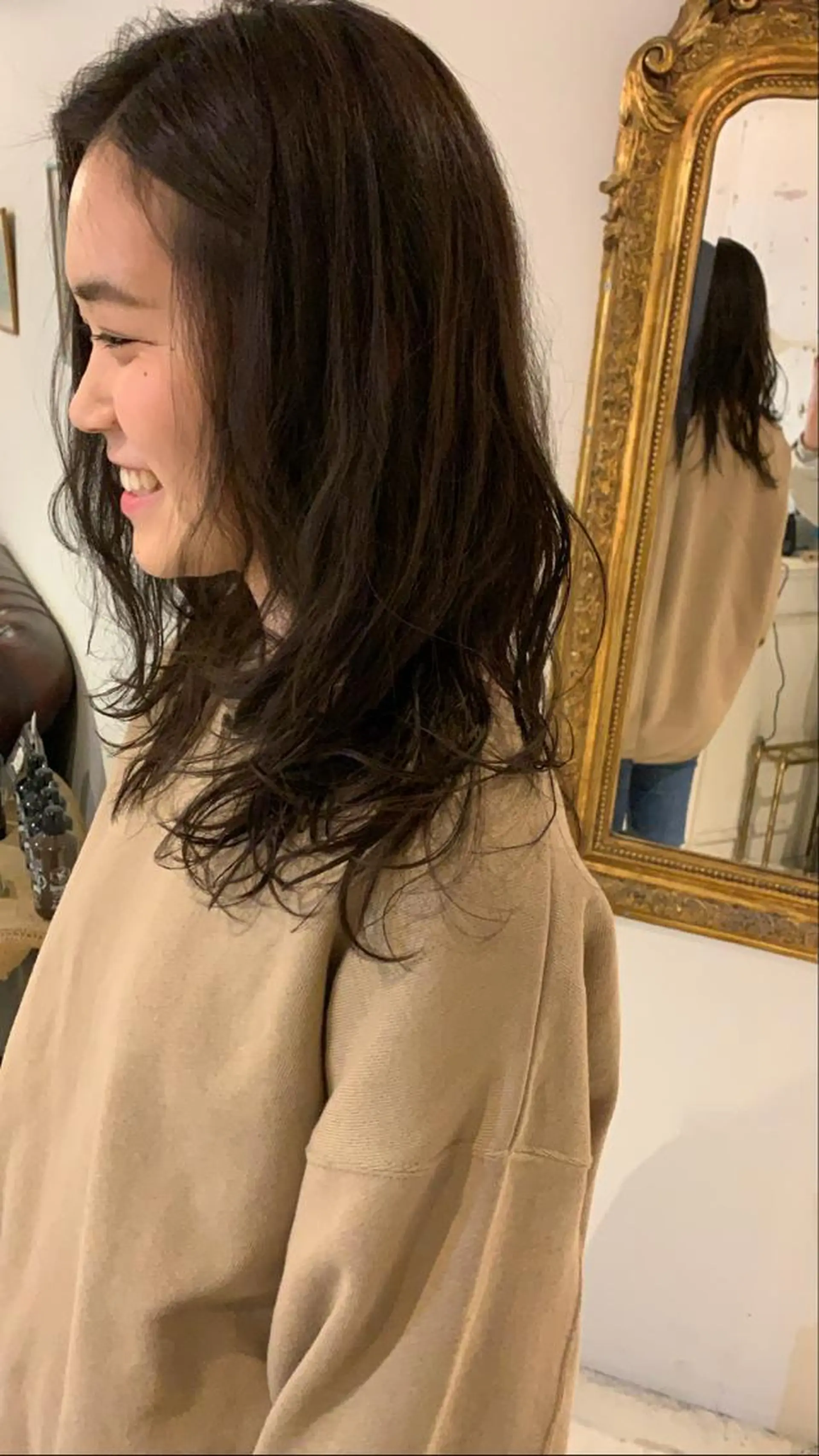 セミロング セミロングパーマ La Lauren所属・ダブルカラー/透明感 💈JUNYA💈のヘアスタイル