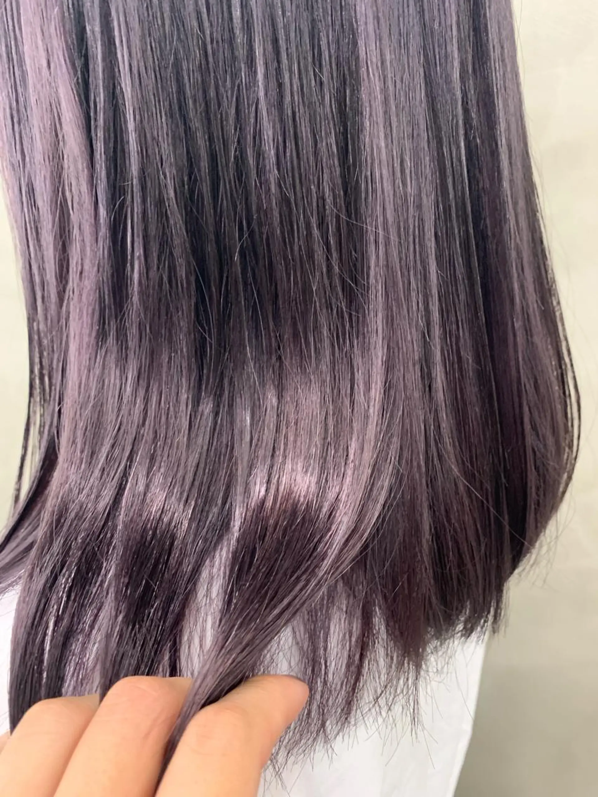 カラー ブリーチ ディープラベンダー ダブルカラー グレージュ ラベンダーカラー SEED&beauty byFLAT所属・ヘッドスパ (女性限定)🍋モエのヘアスタイル