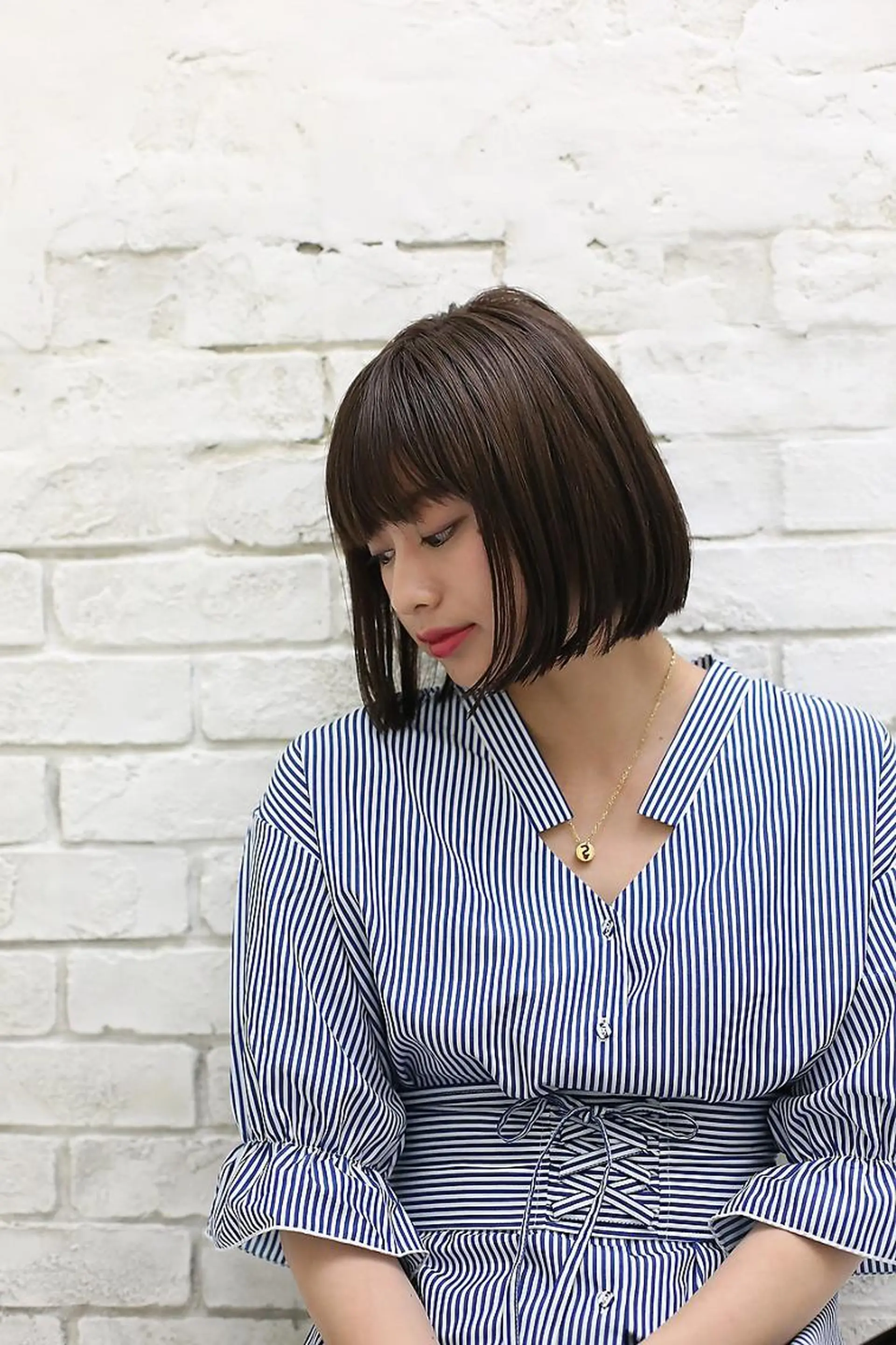 ミディアム 小林 永佳のヘアスタイル