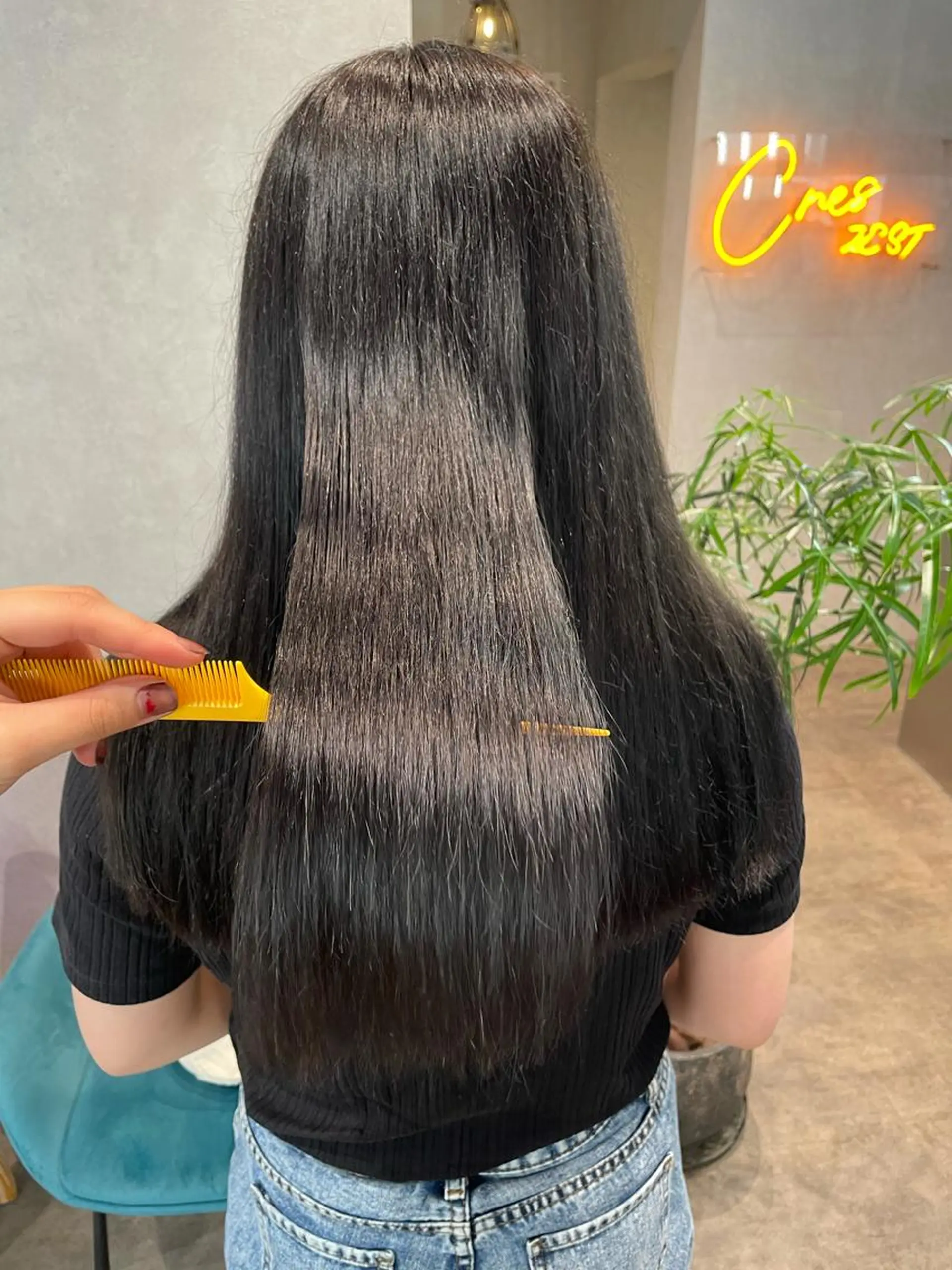 ロング カラー ハイトーンカラー 髪質改善 トリートメント ヘアカラー トリートメント ナチュラル透明感🌱 小山美樹子のヘアスタイル