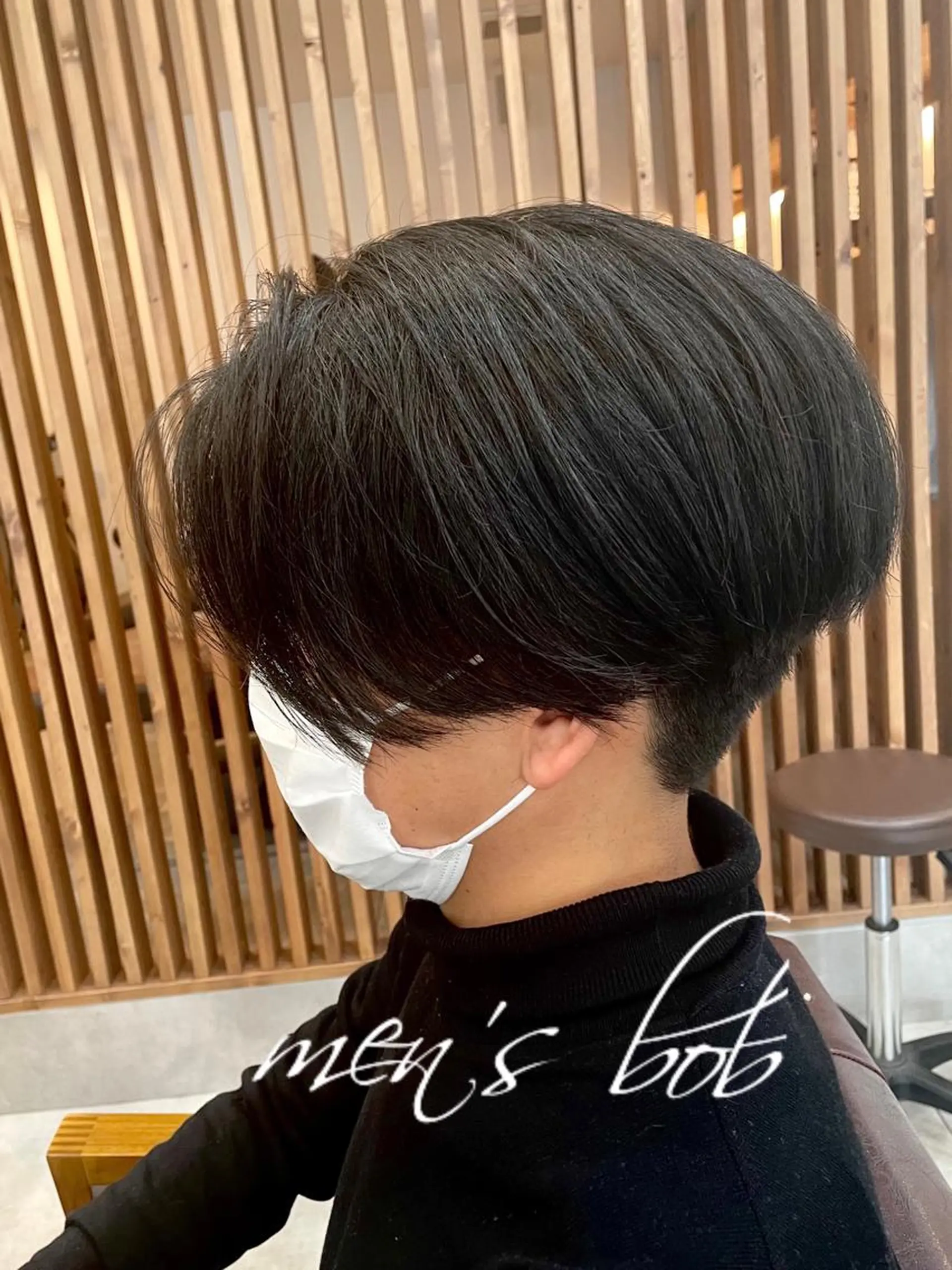 ミディアム メンズ センターパート ボブ カット ☆1109☆所属・メンズ大歓迎‼︎ ✨seigo✨のヘアスタイル