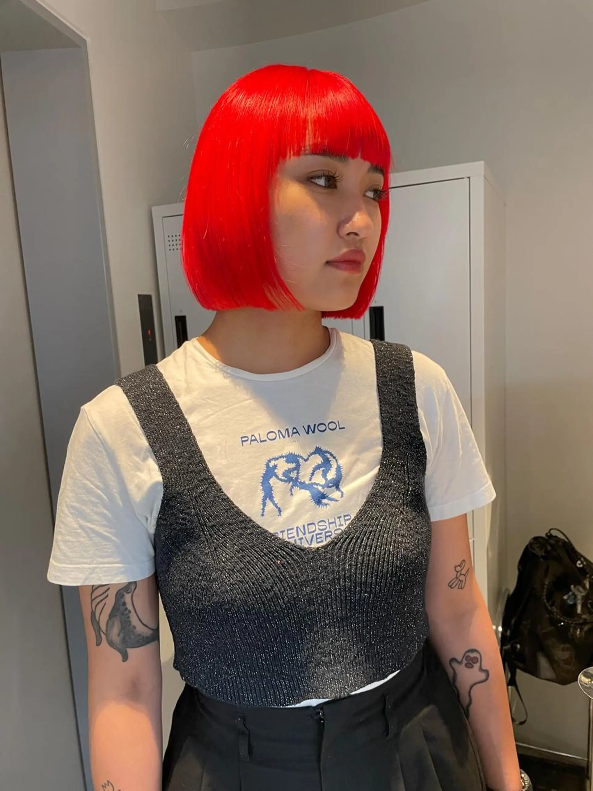 ミディアム カラー laff 新宿所属・ボブ/ケアパーマ/ レイヤー/縮毛矯正のヘアスタイル