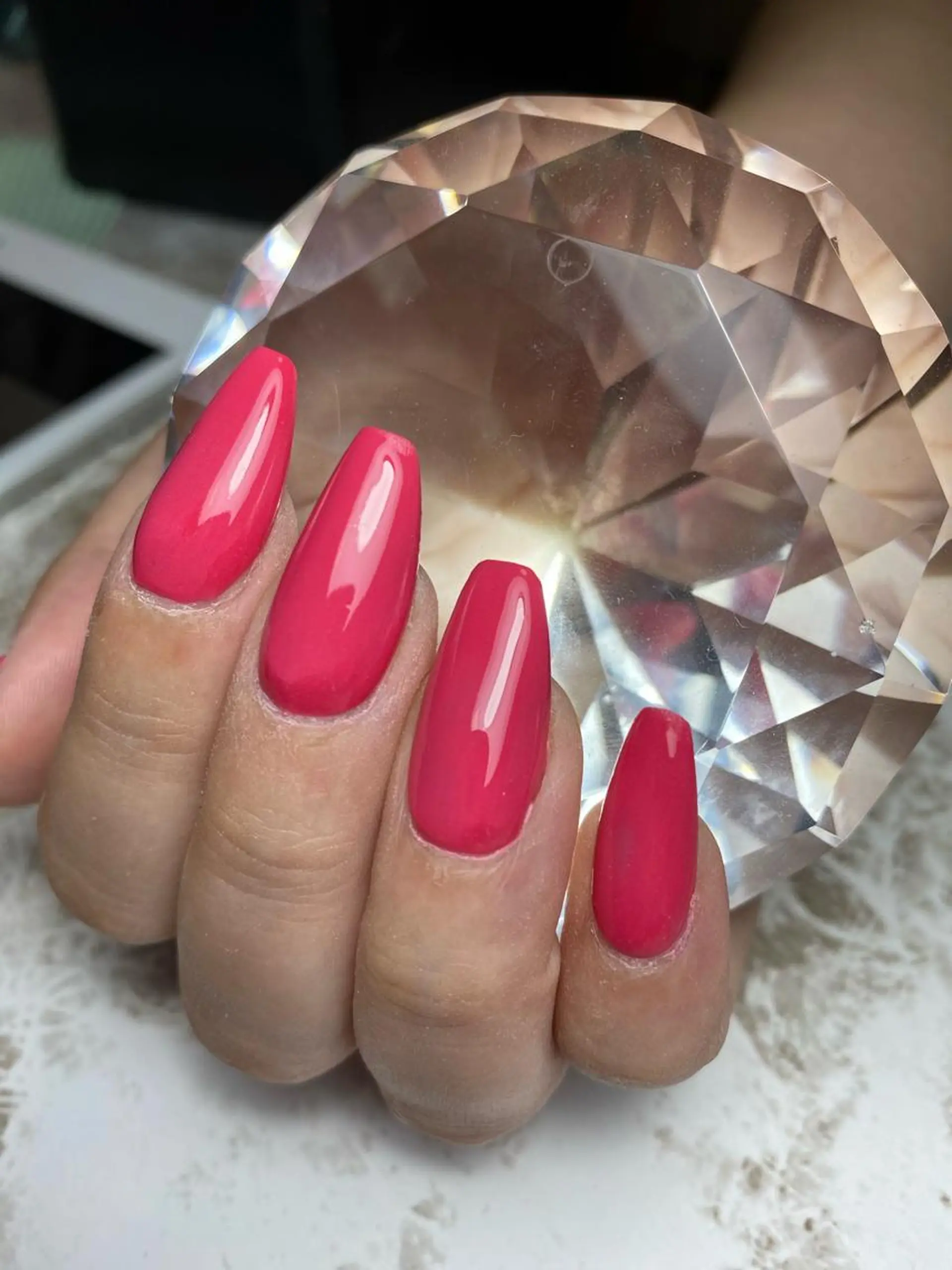 ネイル ワンカラーネイル スカルプネイル preciosa.nail所属・久場 晴美のネイルデザイン