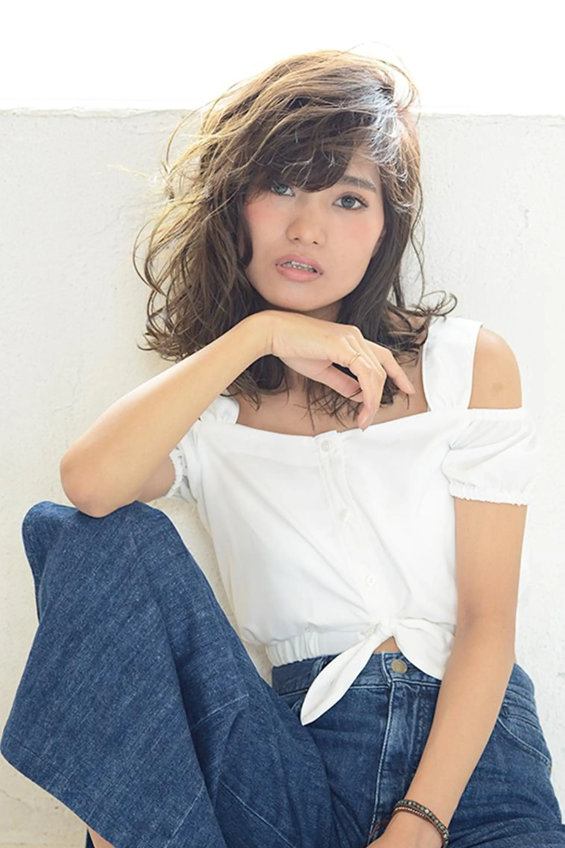 ミディアム カラー パーマ designer ITOのヘアスタイル