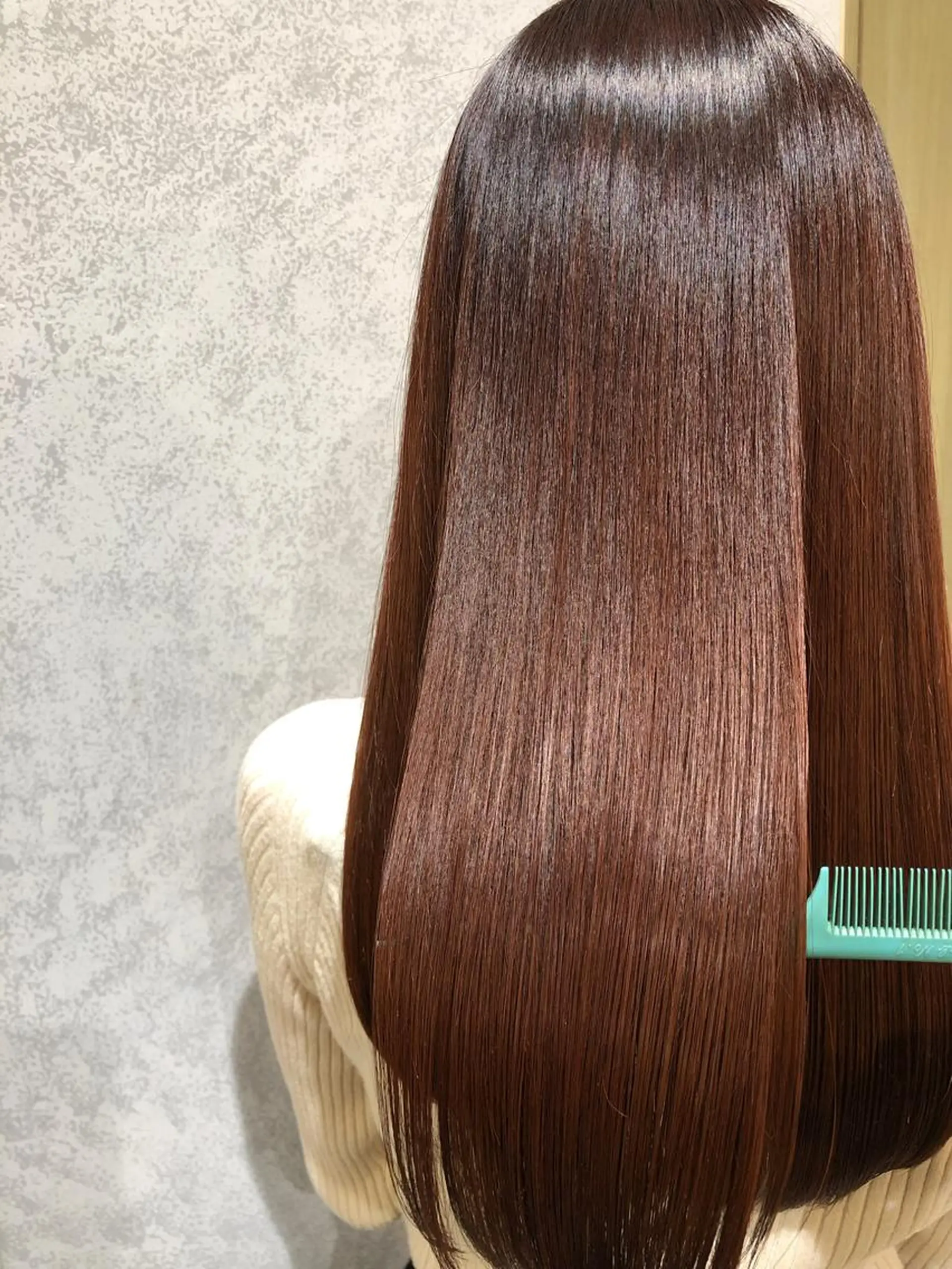 セミロング カット 縮毛矯正 トリートメント orme所属・【髪質改善特化･ 福田航洋】のヘアスタイル