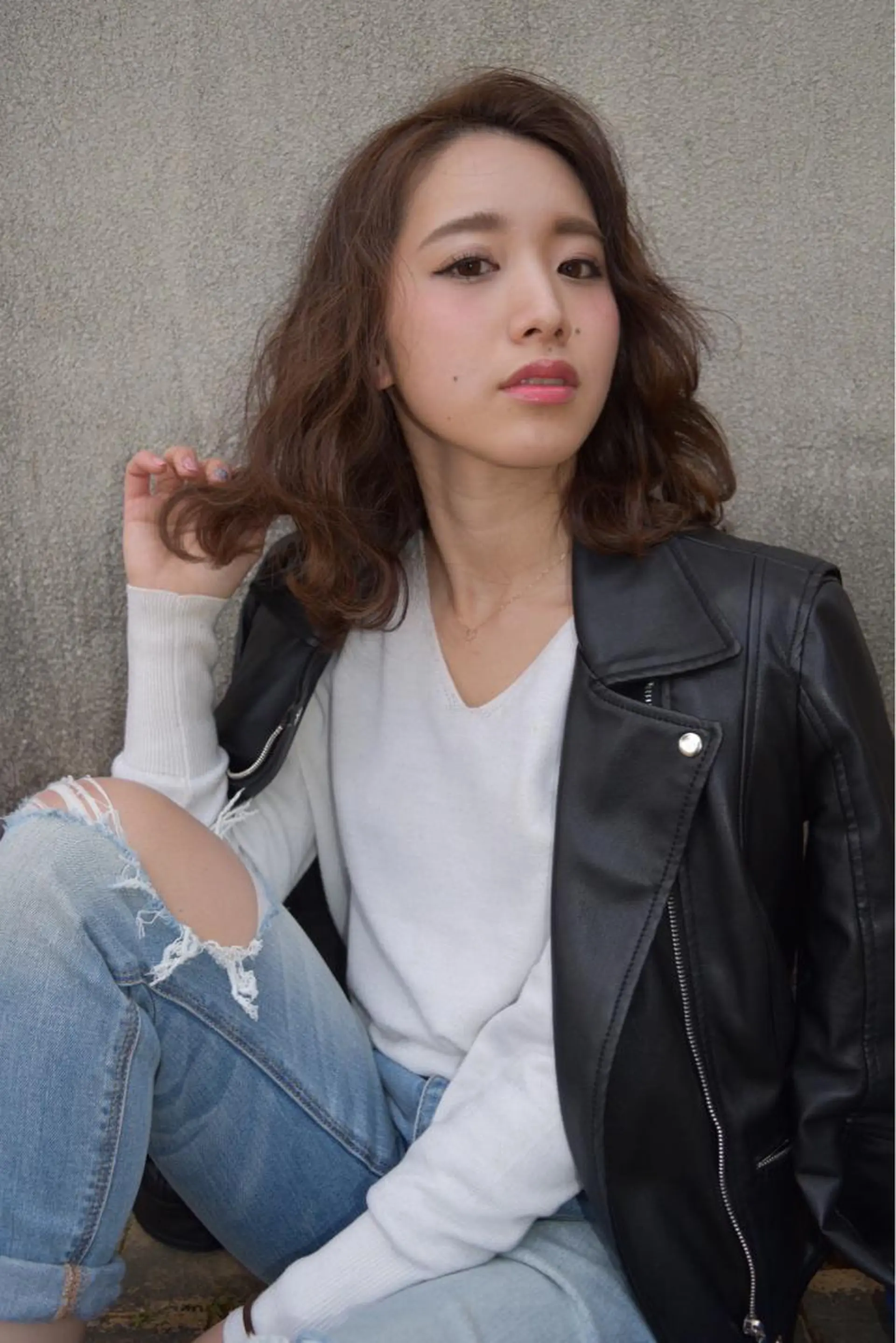 ショート ミディアム セミロング _WHITE高槻所属・_WHITE高槻店 yusukeのヘアスタイル