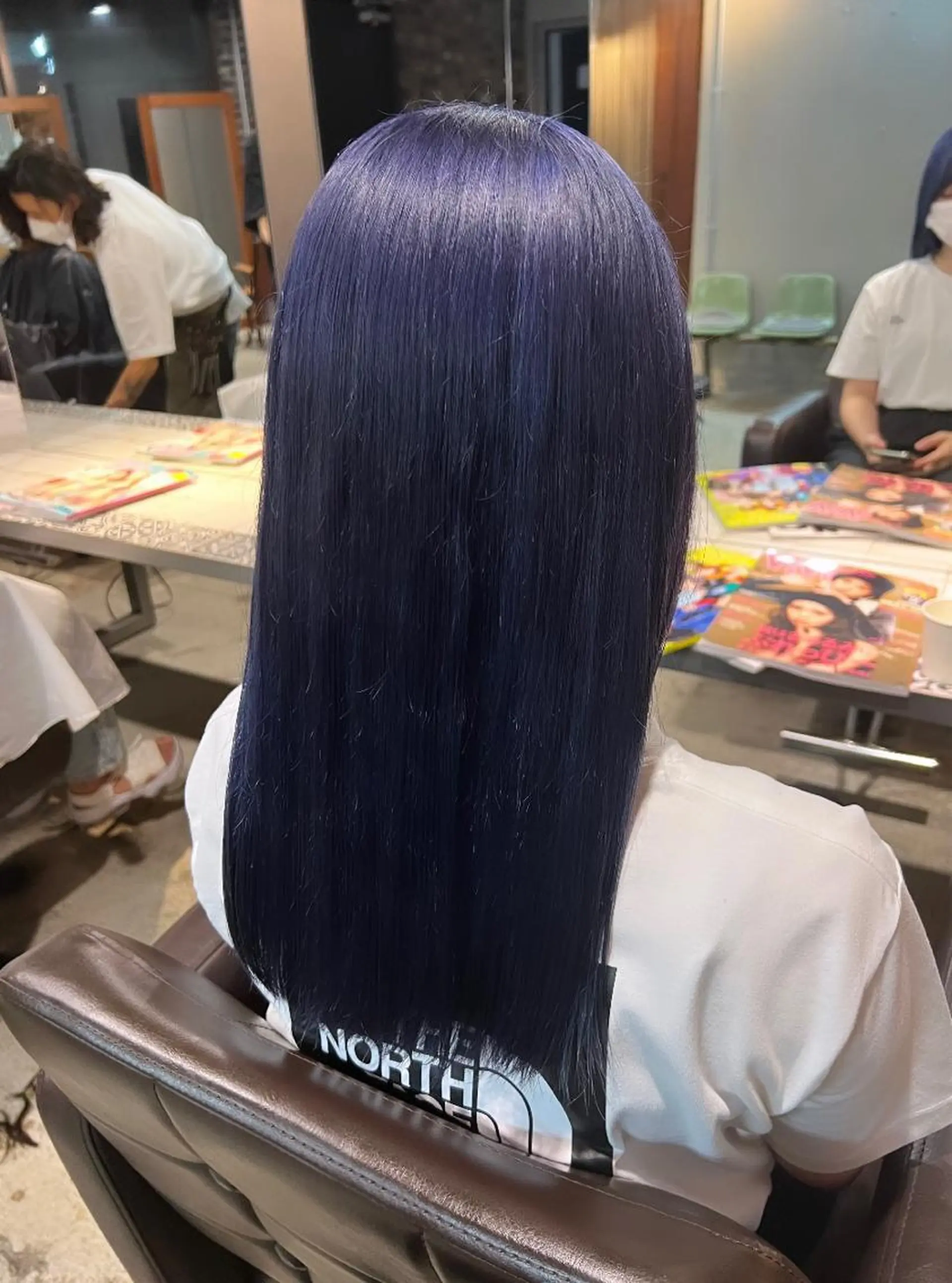 ミディアム カラー ブルーカラー ブルーラベンダー ダブルカラー ラベンダーカラー 髪質改善 カット パーマ トリートメント 似合わせ×美髪改善✨ Yutoのヘアスタイル