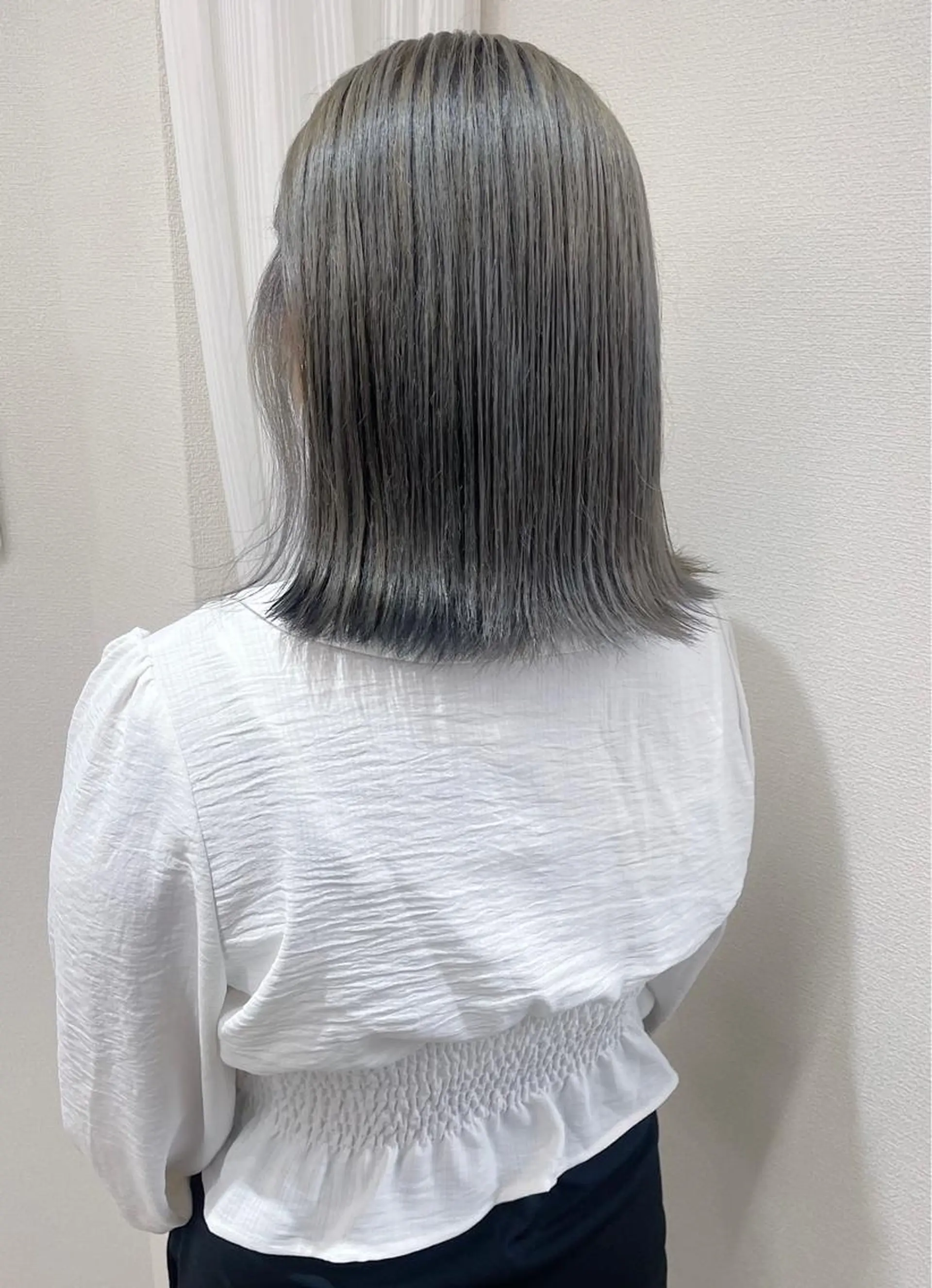 ミディアム カラー ケアブリーチ /髪質 改善/古橋圭史郎のヘアスタイル