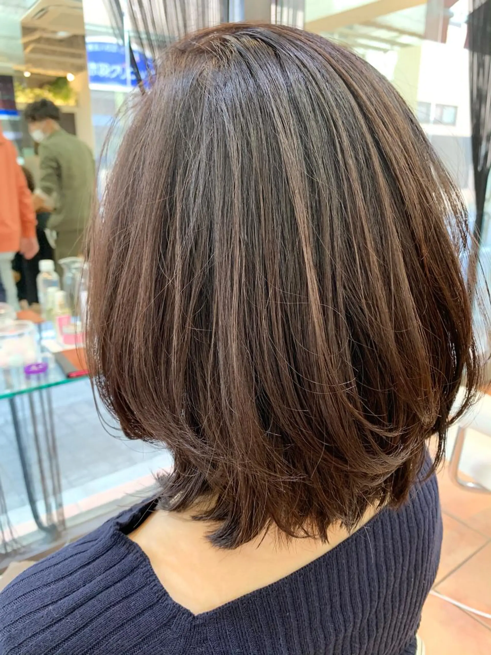 ミディアム カラー 髪質改善 Blumeのヘアスタイル