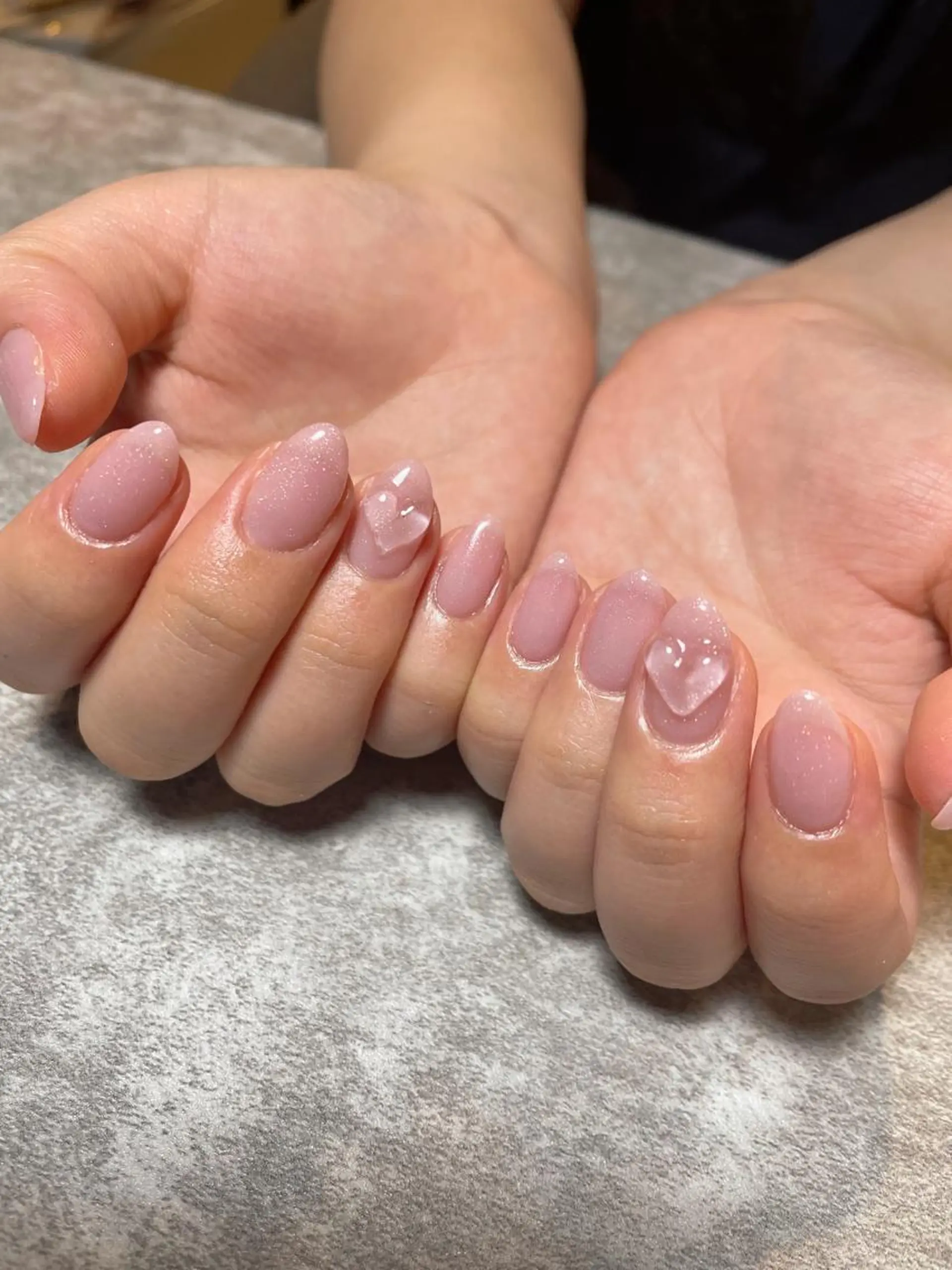 ネイル ハート ハンドネイル ma riのネイルデザイン