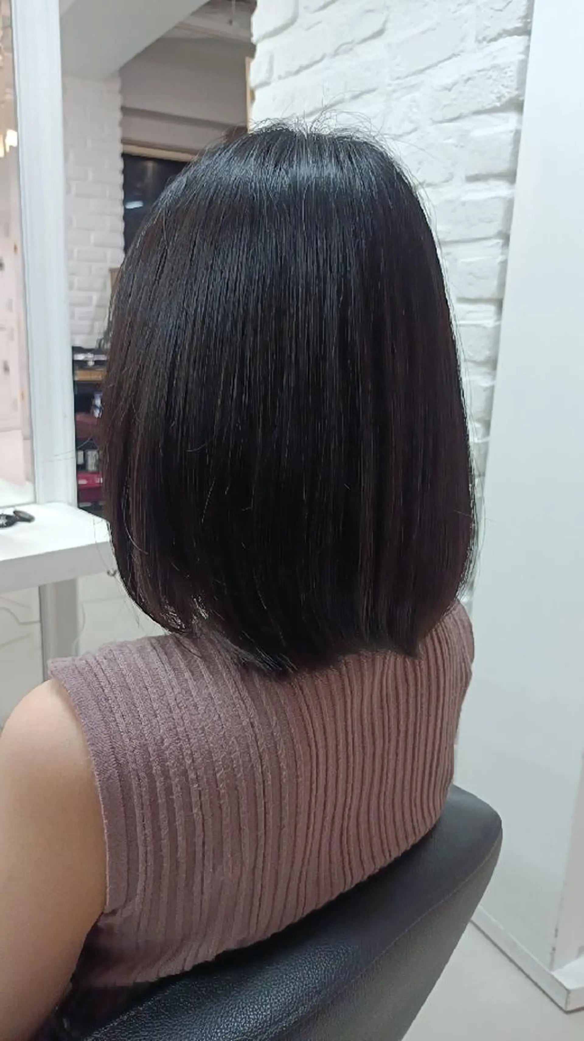 ミディアム パーマ 縮毛矯正 【縮毛矯正/レディー スカット】美涼🎀のヘアスタイル