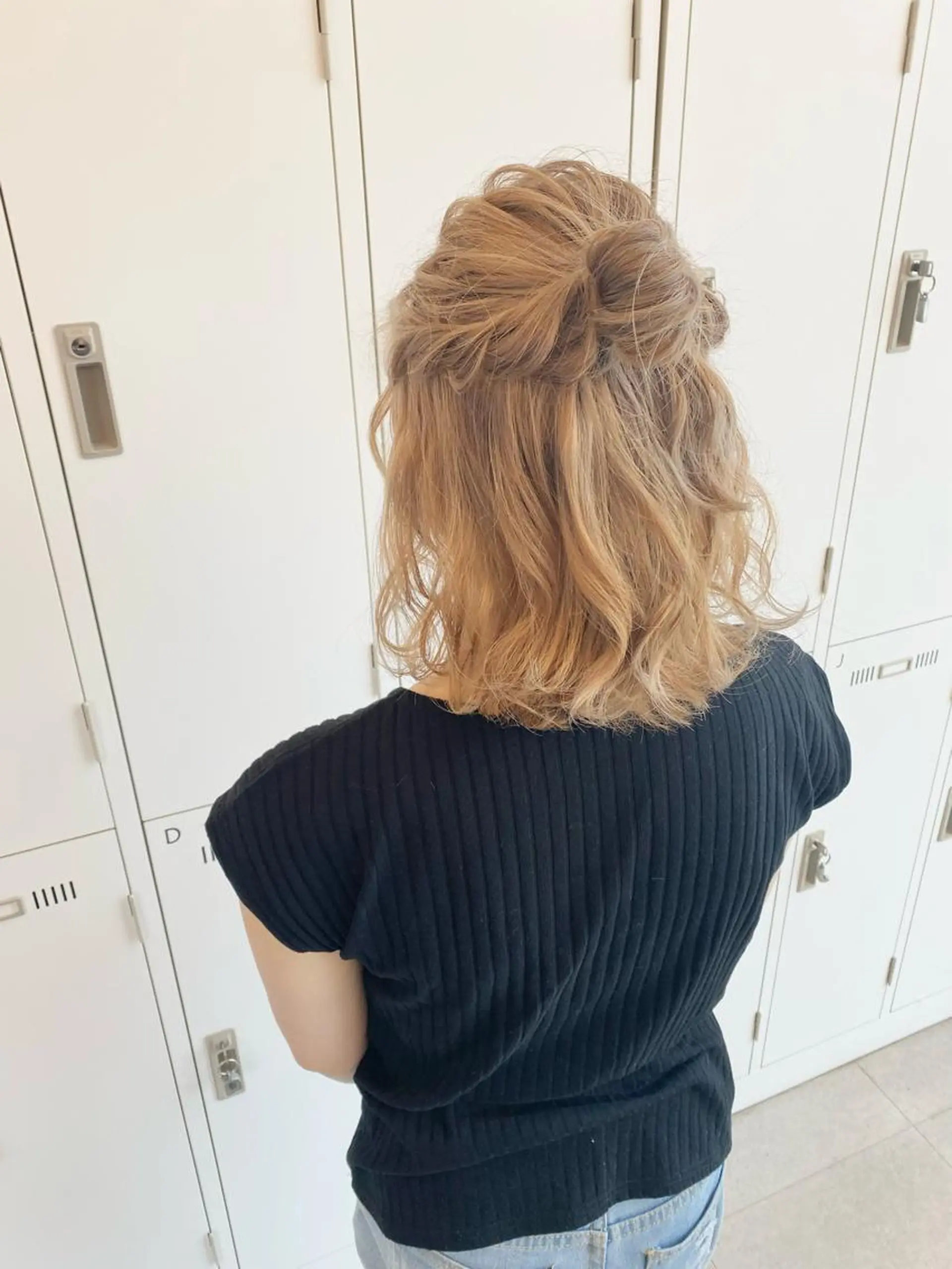 ミディアム カラー ヘアアレンジ YUNA ユウナのヘアスタイル