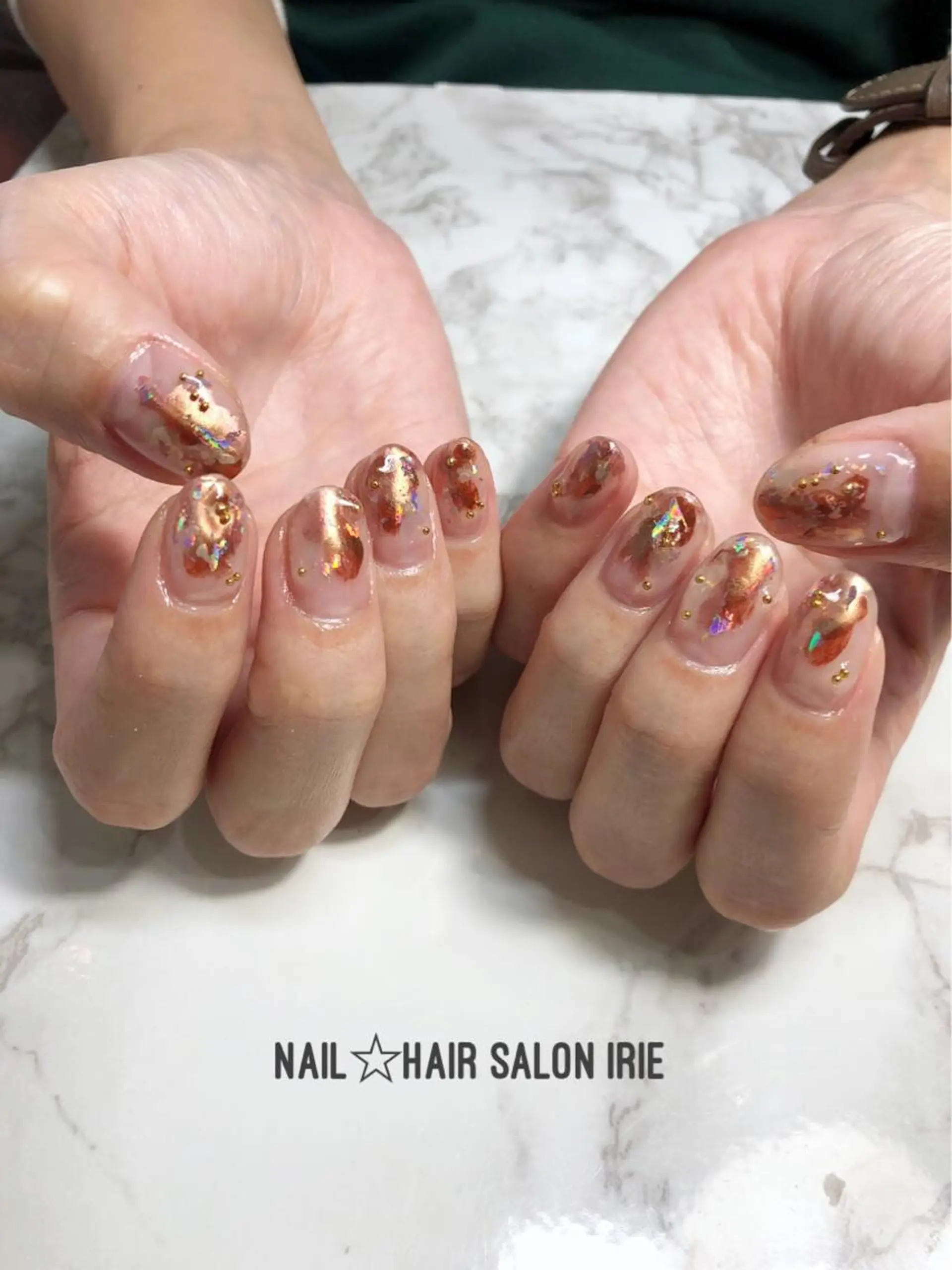 ネイル ハンドネイル Hair salon Irie所属・與儀 知佳のネイルデザイン