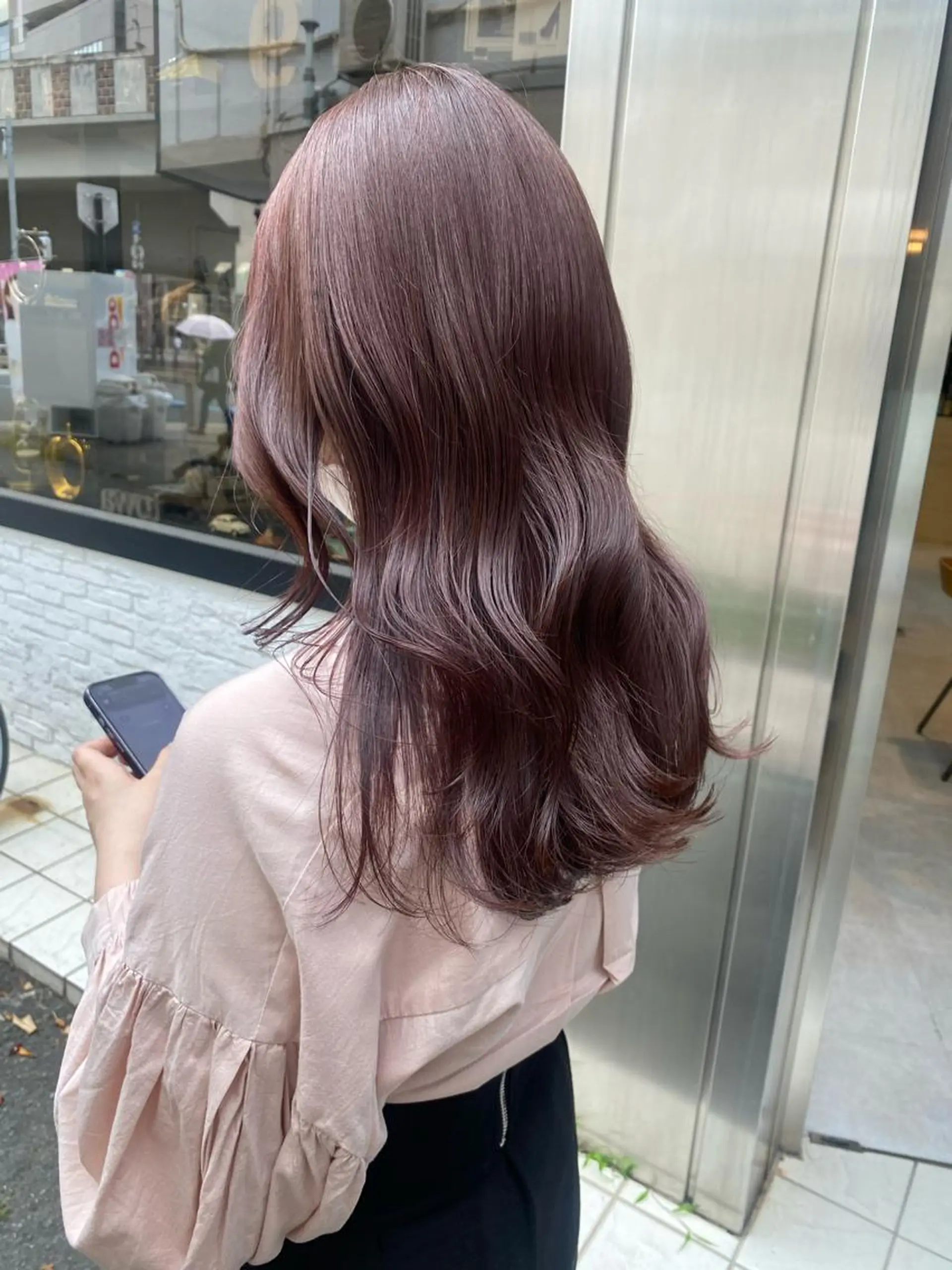 ロング ヘアカラー トリートメント Juri /暖色カラーのヘアスタイル