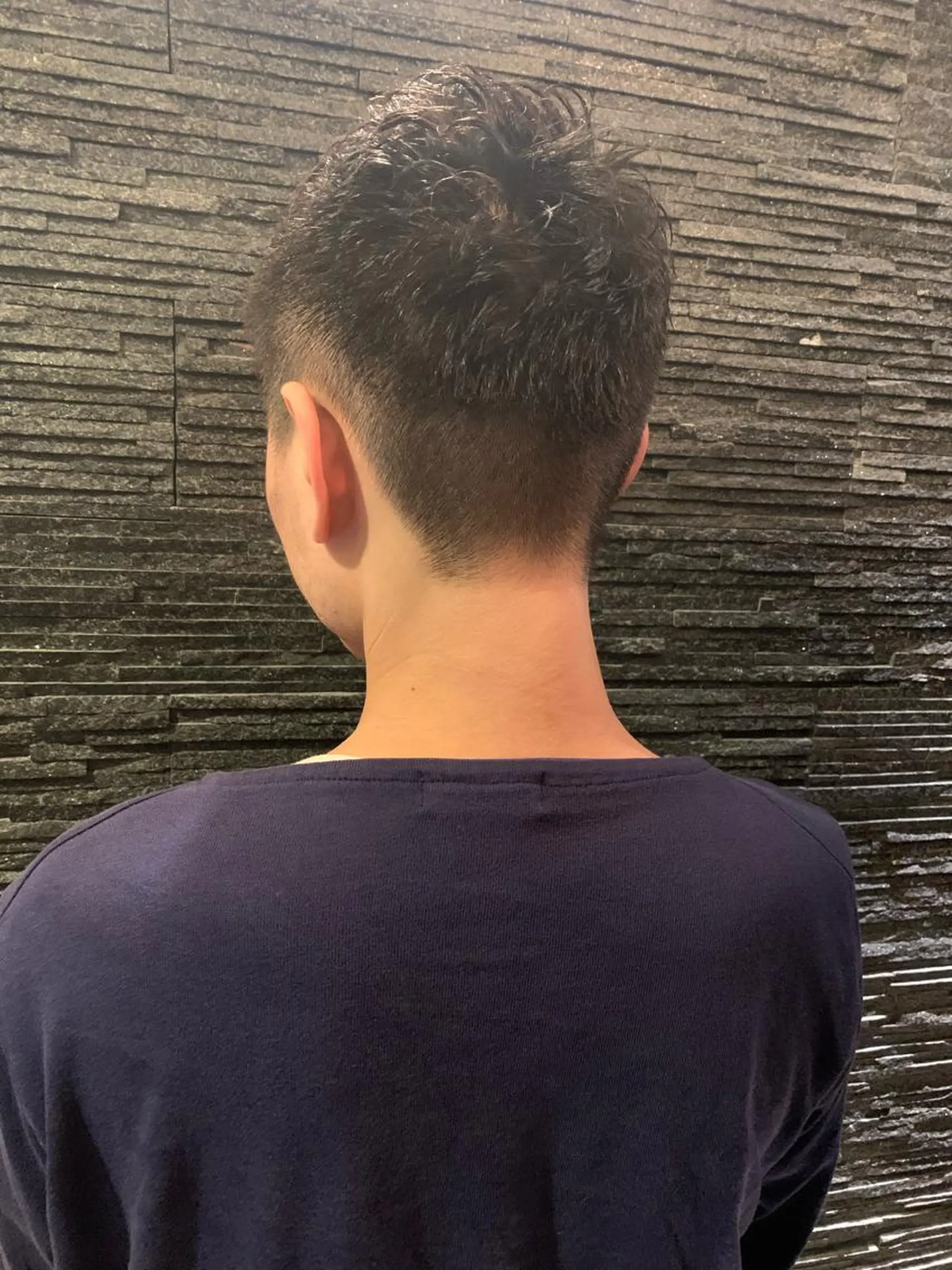 ショート パーマ メンズ HIROGINZAプレミアムバーバー赤坂店所属・田中 千恩のヘアスタイル