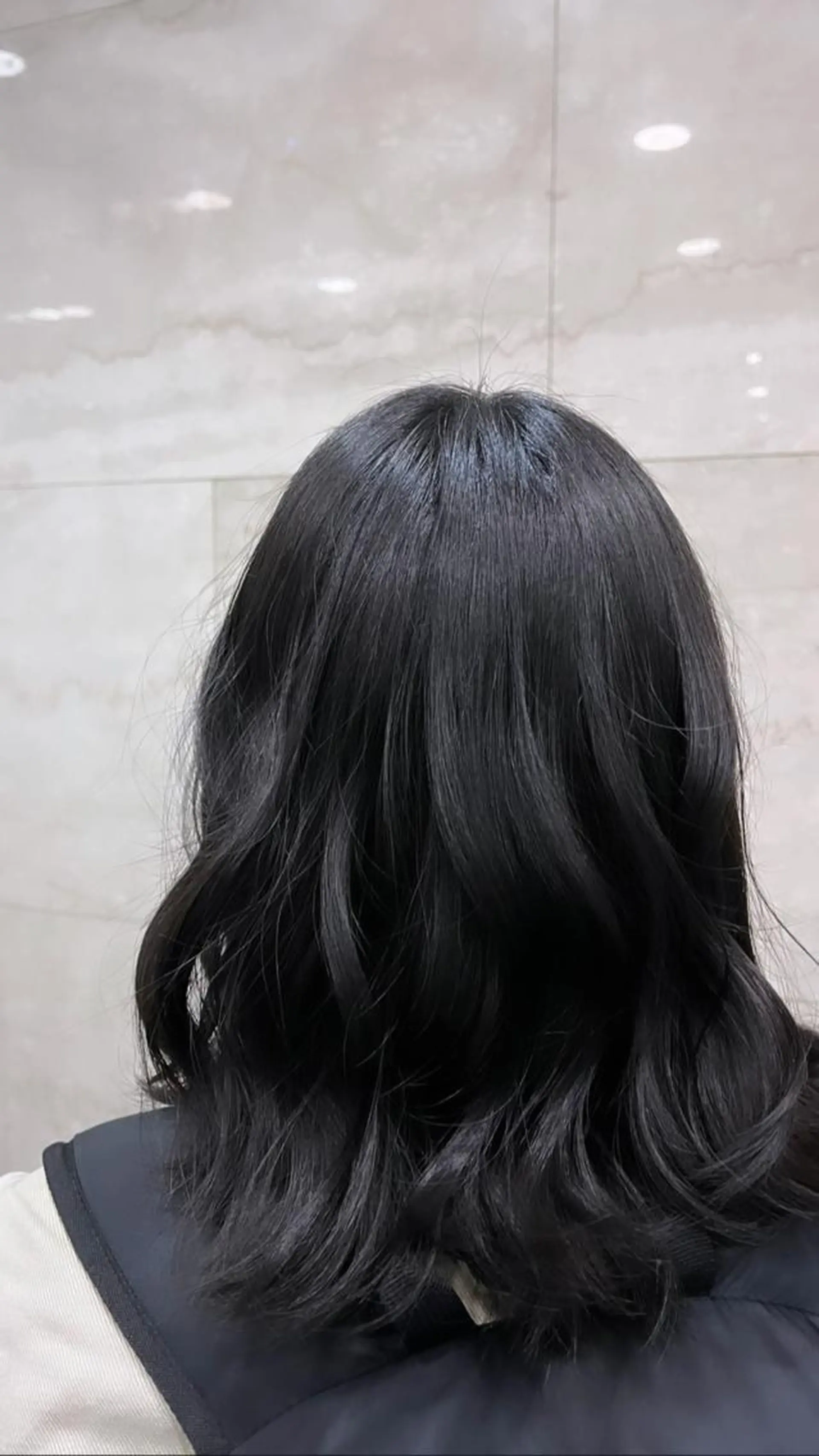 カラー えんぐちとも／透明感 カラー／博多ボブのヘアスタイル