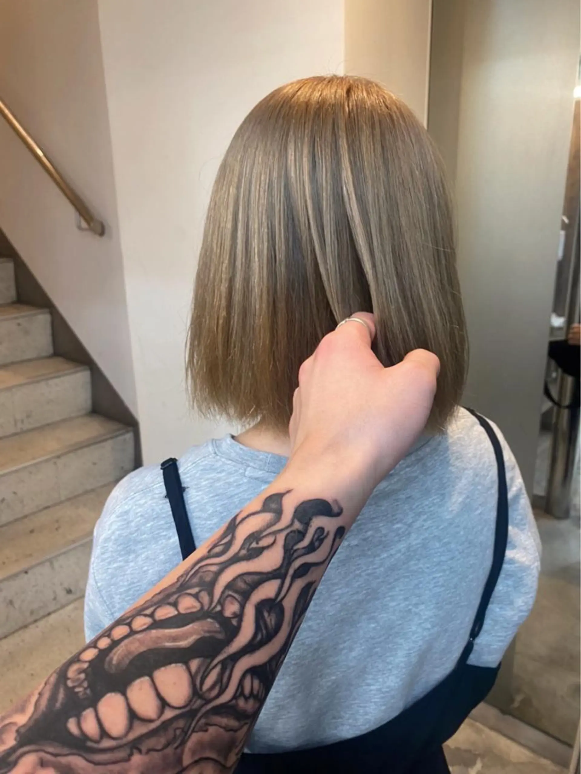 ショート ヘアカラー Sherry大国町所属・Sherry大国町 HIKARUのヘアスタイル