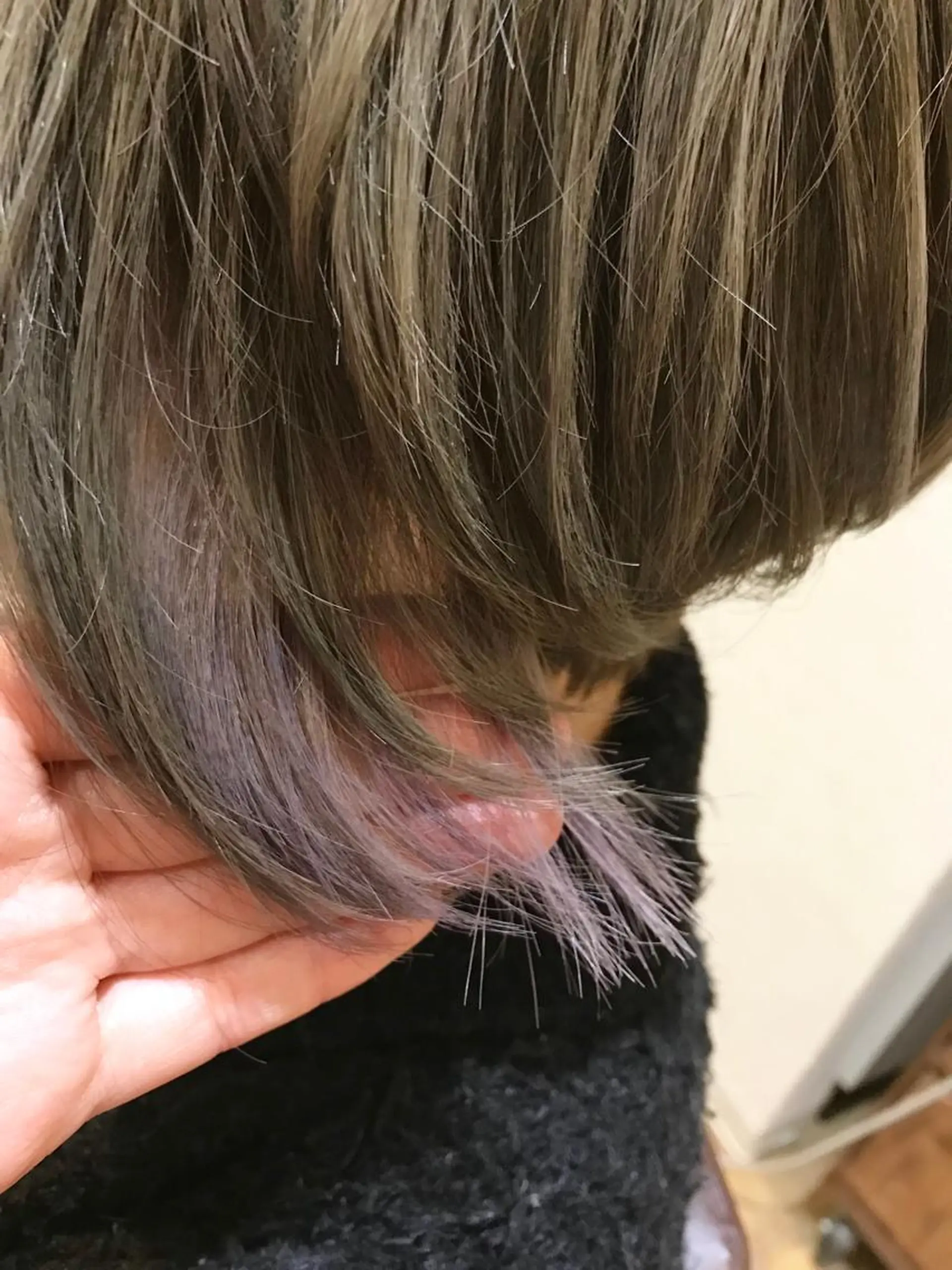 ショート カラー ハイトーンカラー インナーカラー ショート×カラー 🦊堀米早紀【荻窪】のヘアスタイル