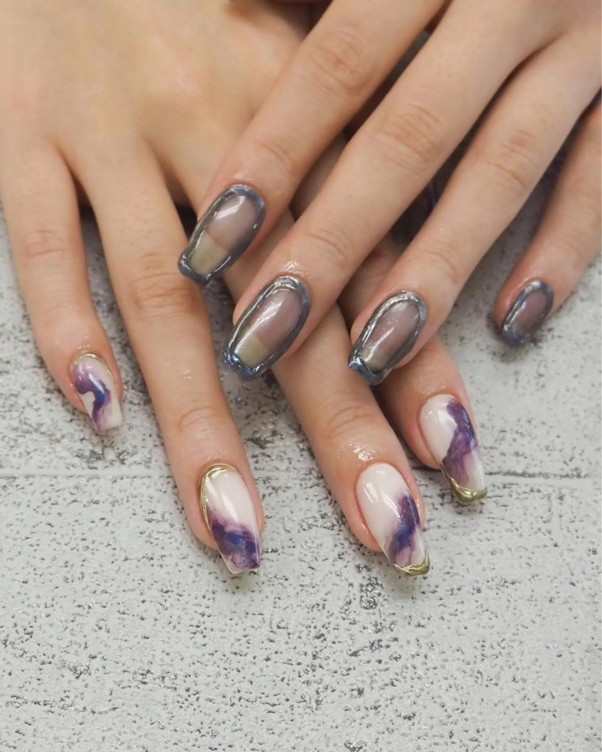 ネイル ハンドネイル Hisaka Mikiのネイルデザイン