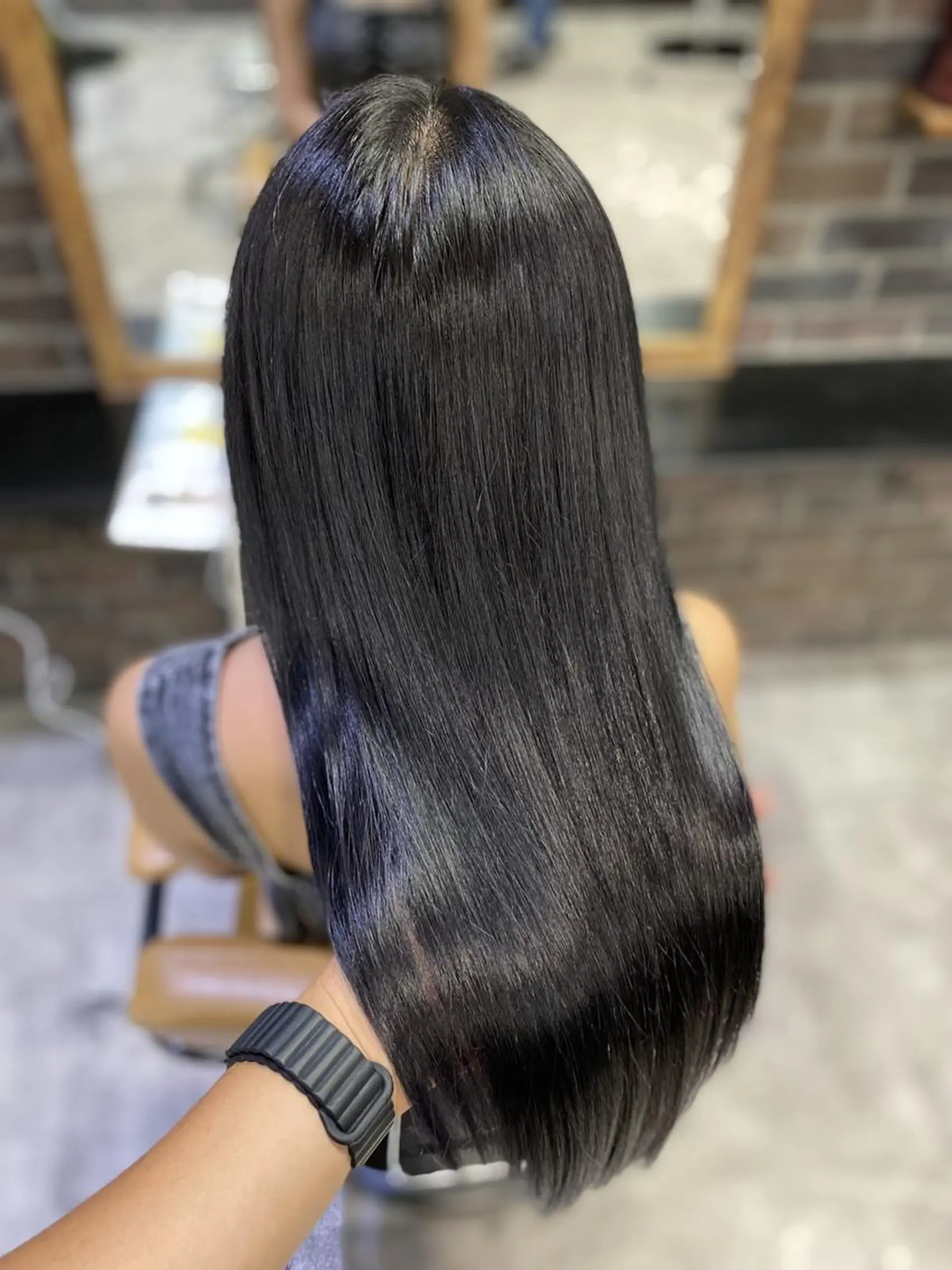 ロング カラー ヘアカラー トリートメント 髪質改善/ハイトーン MOLAのヘアスタイル