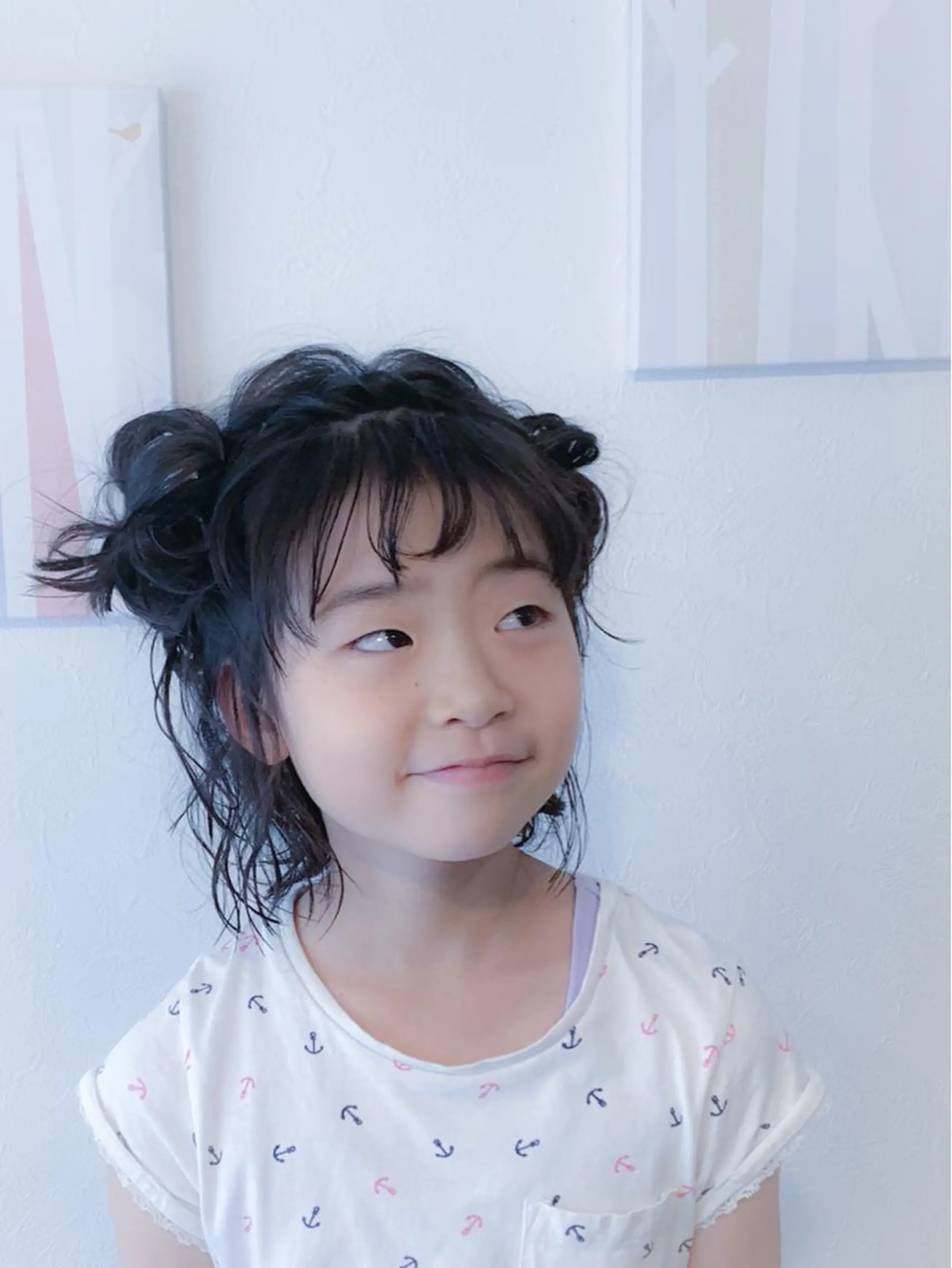 キッズ 子どものヘアアレンジ ヘアセット salon trim所属・米澤 篤志のヘアスタイル