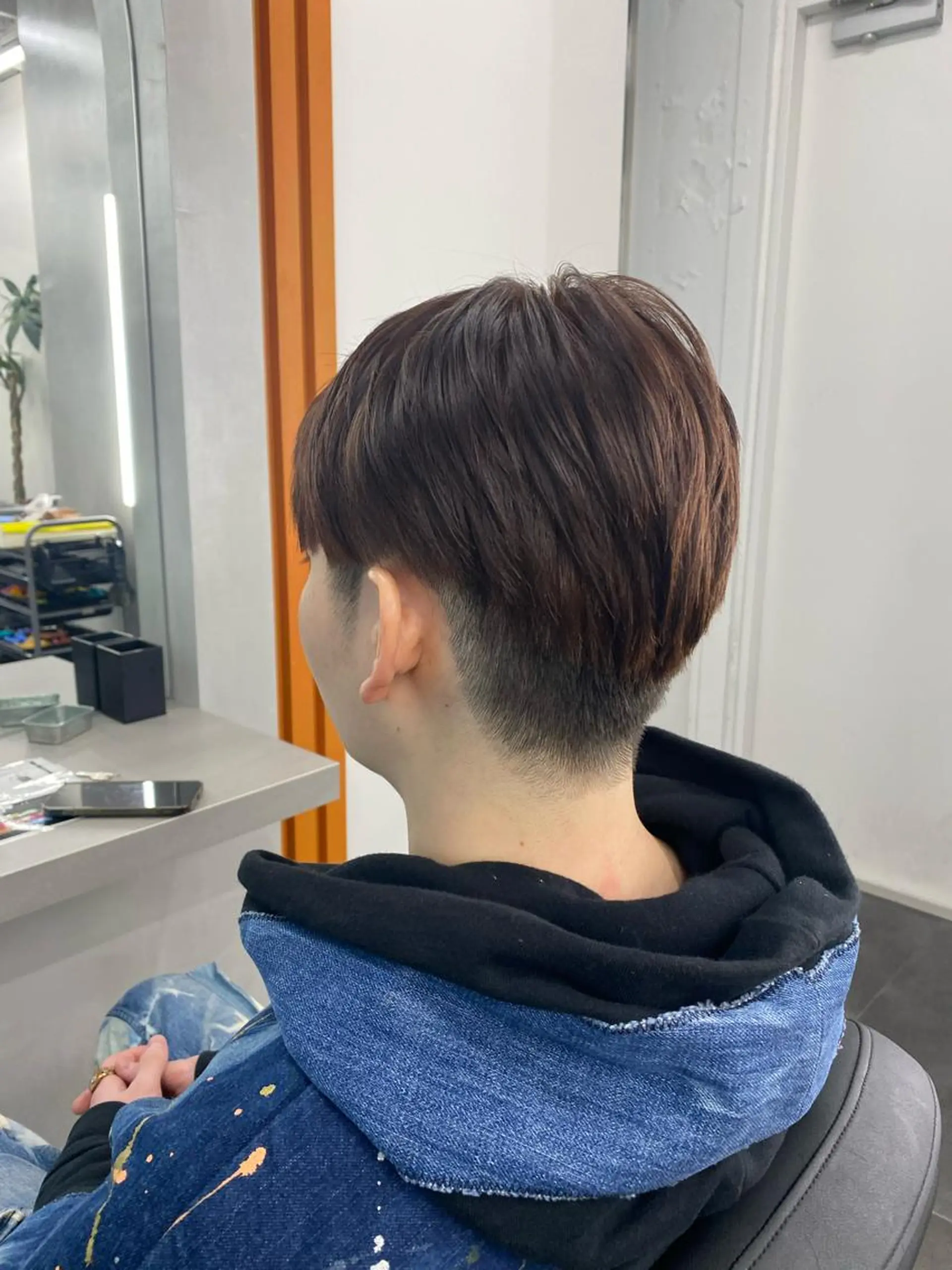 ショート カラー メンズ カット ヘアカラー 長畑 光紀のヘアスタイル