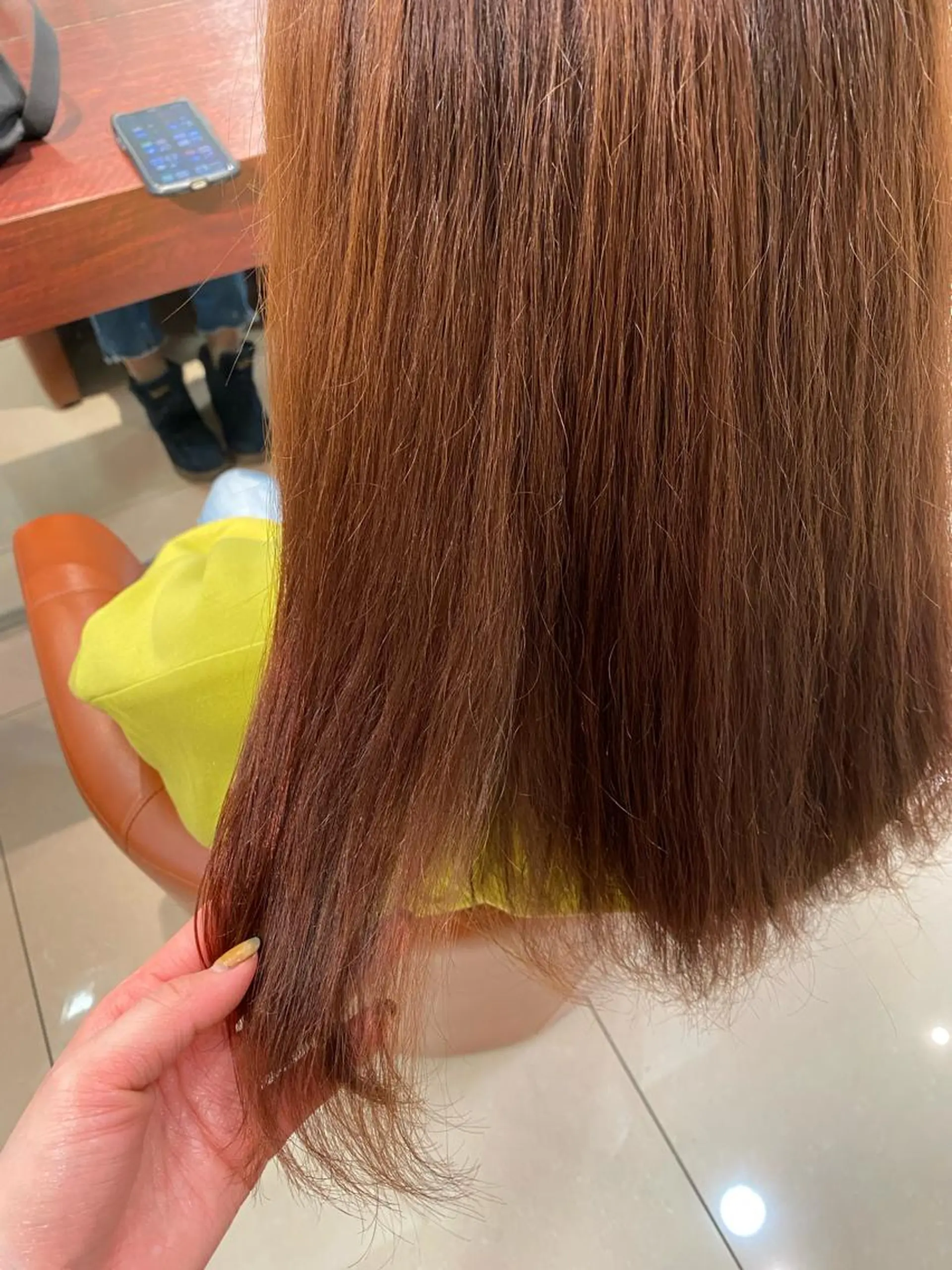 ロング カラー air銀座所属・木村 詩渚のヘアスタイル