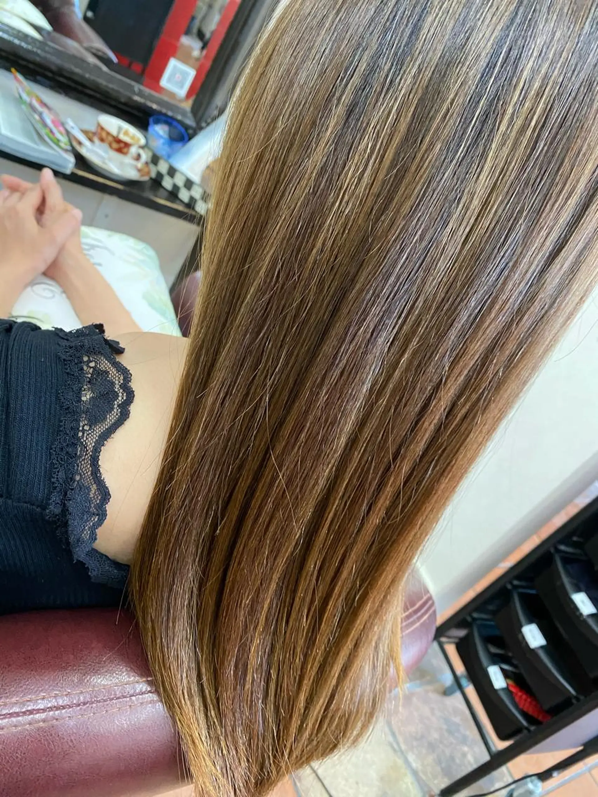 ロング ハイライト Style Tのヘアスタイル