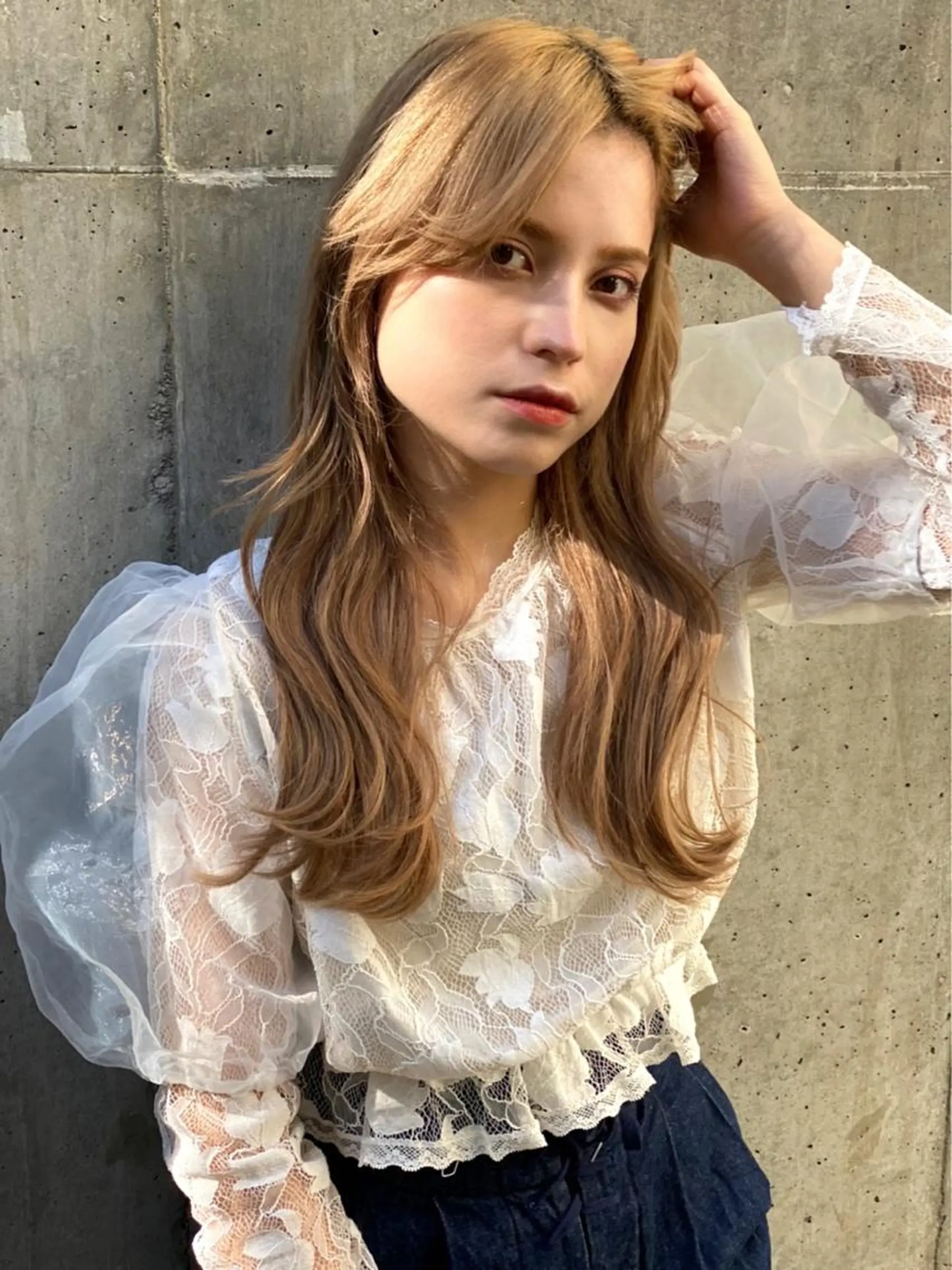 ロング カラー カット ヘアカラー トリートメント ICON所属・艶美髪マスター 店長✂︎YUKKEのヘアスタイル