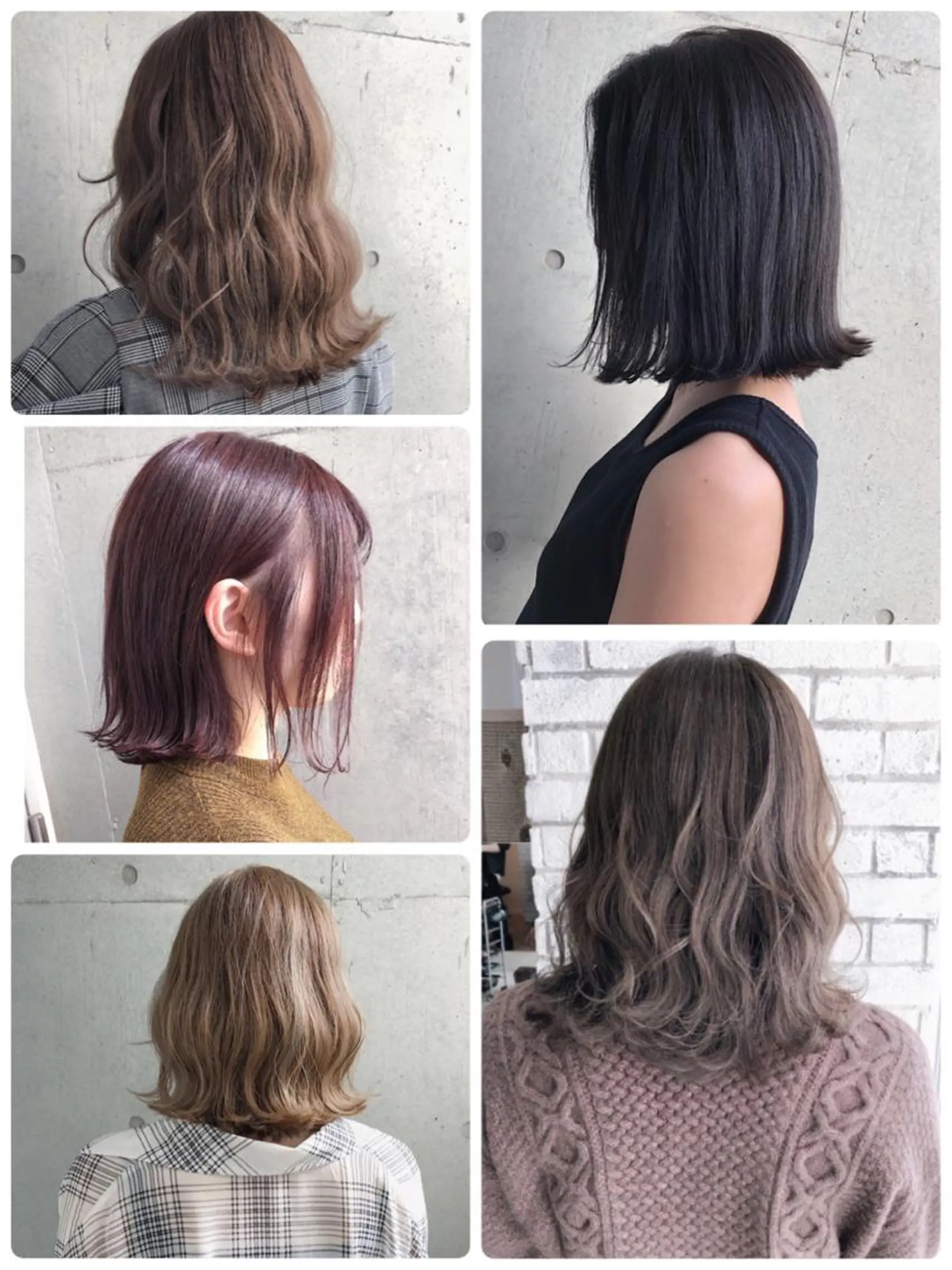 ミディアム カラー ヘアアレンジ ブリーチ ブリーチなしカラー イメコン美容師 サイトウアキラのその他イメージ
