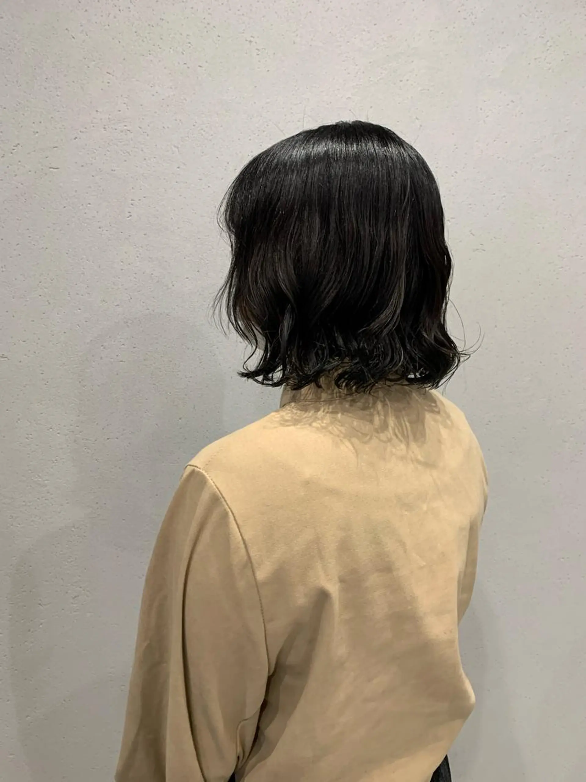 ミディアム パーマ ボブパーマコテ巻き風 パーマNo1深江秀平のヘアスタイル