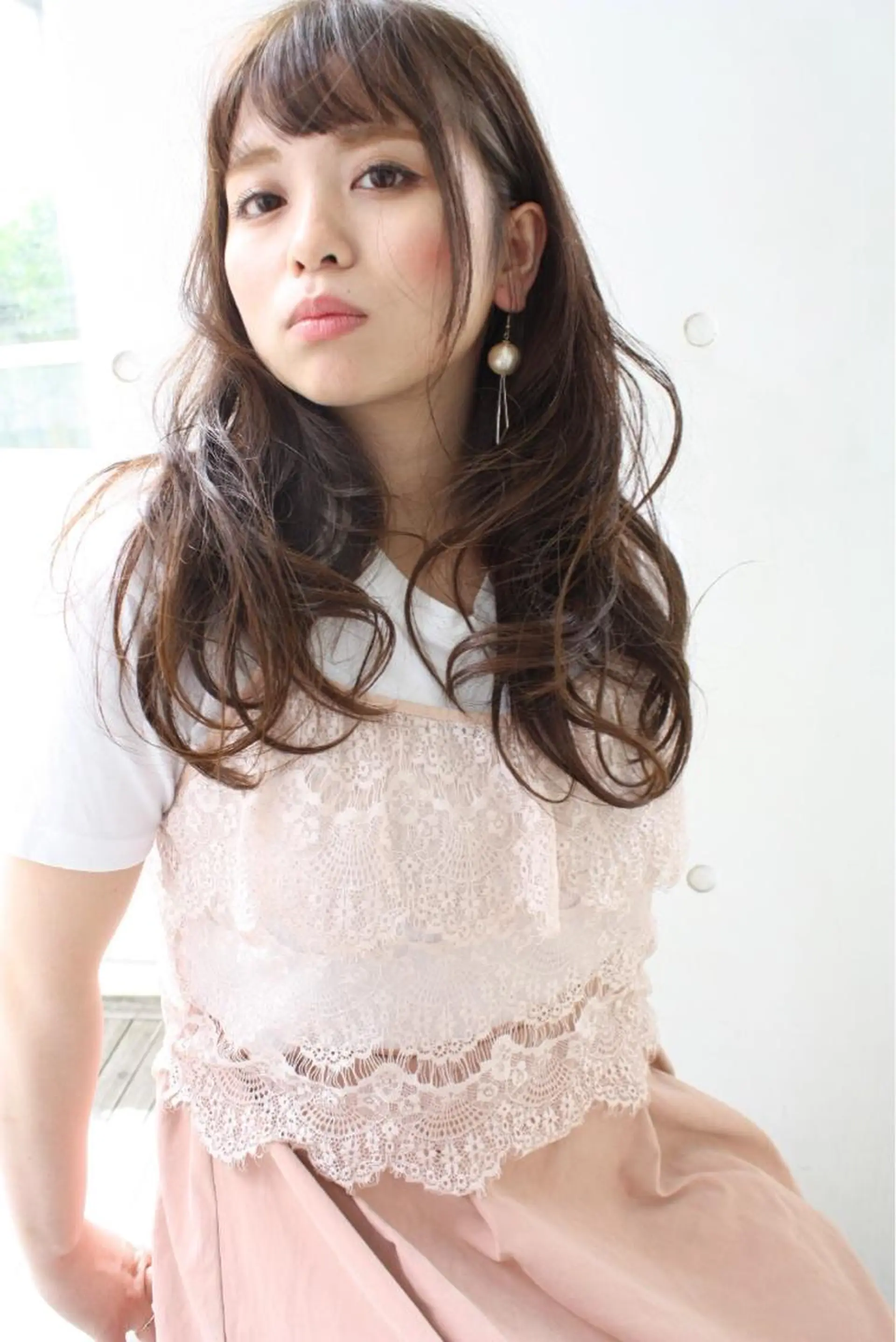 セミロング カラー パーマ ブリーチ イルミナカラー 髪質改善 トリートメント 美容室tuuli 大名店所属・tuuli トゥーリのヘアスタイル