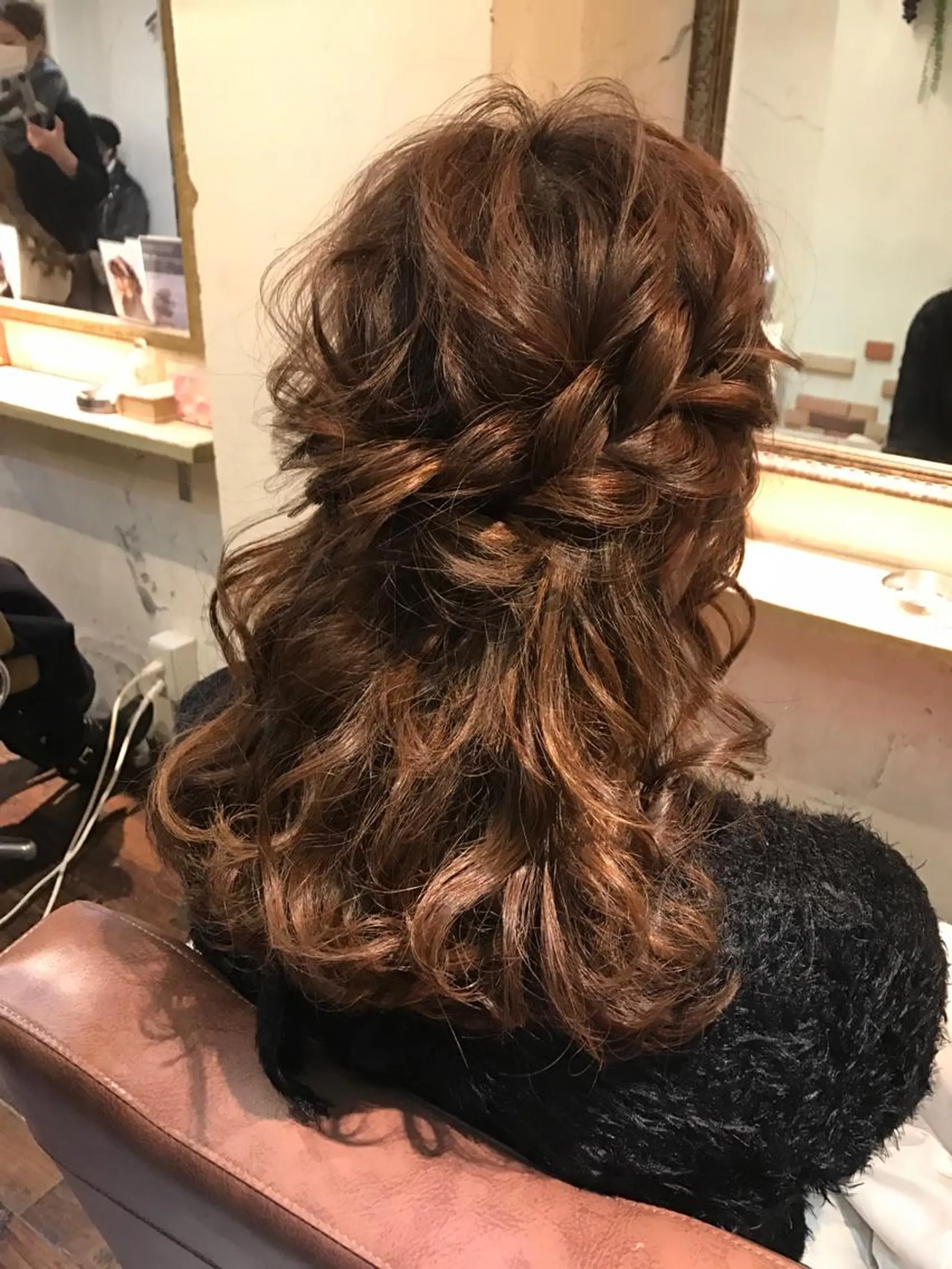 セミロング ヘアアレンジ 【カメレオン】 上村 祥子のヘアスタイル