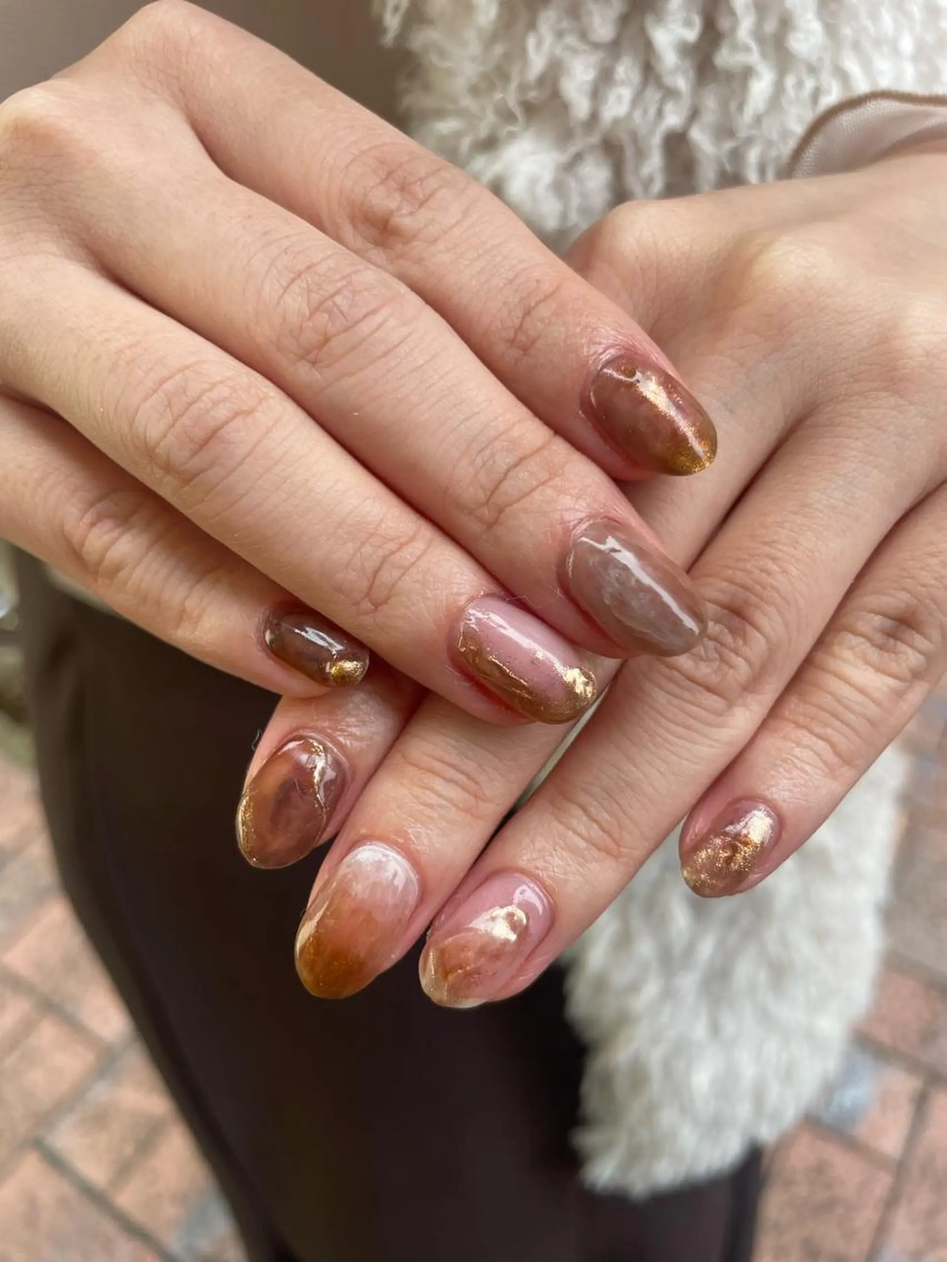 ネイル 【淡色color/ nail】maikoのネイルデザイン