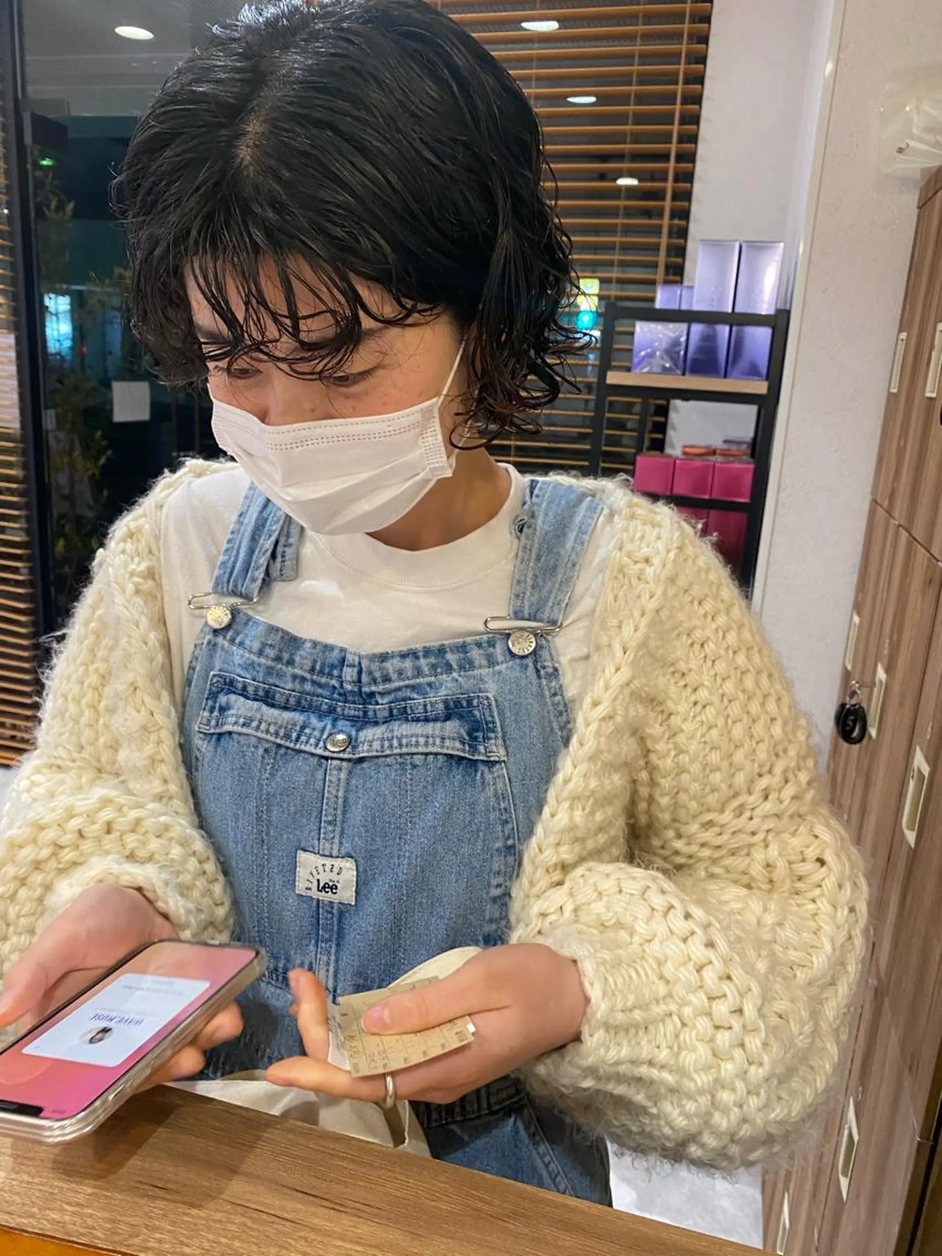 ショート カラー パーマ ボブ パーマ指名No1 /namiのヘアスタイル