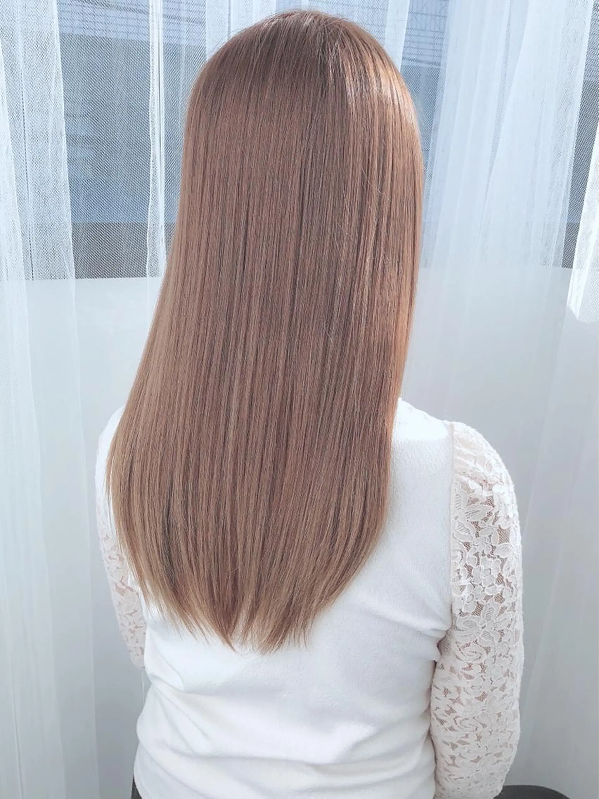 ロング カラー パーマ ヘアアレンジ 美髪矯正 Rioのヘアスタイル